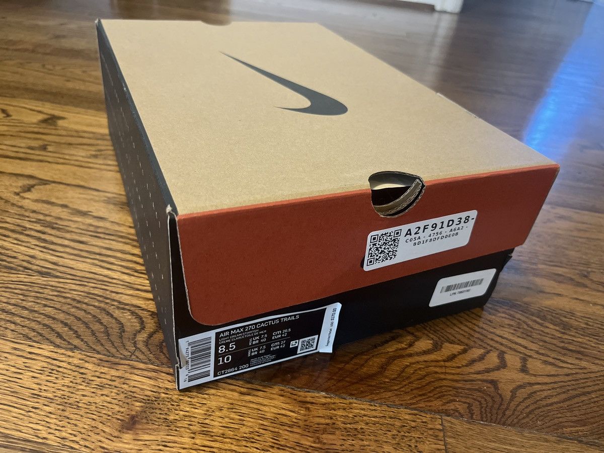 Nike × Travis Scott Cactus Jack - Nike Air Max 270 Cactus Trail Size US 8.5 / EU 41-42 - 12 Thumbnail