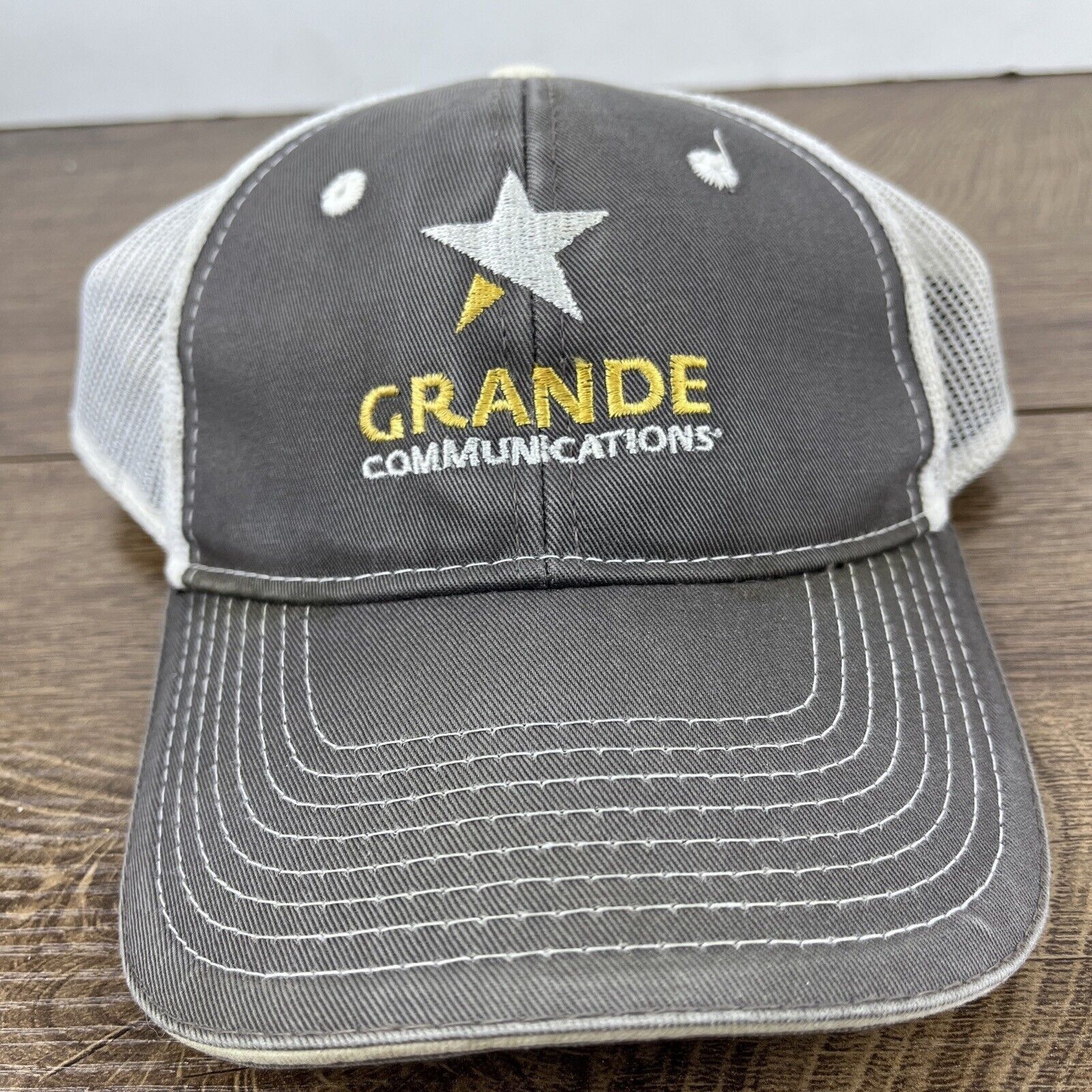 Other Grande Communications Hat Gray Hat Adjustable Gray Adult Siz Size ONE SIZE - 4 Thumbnail