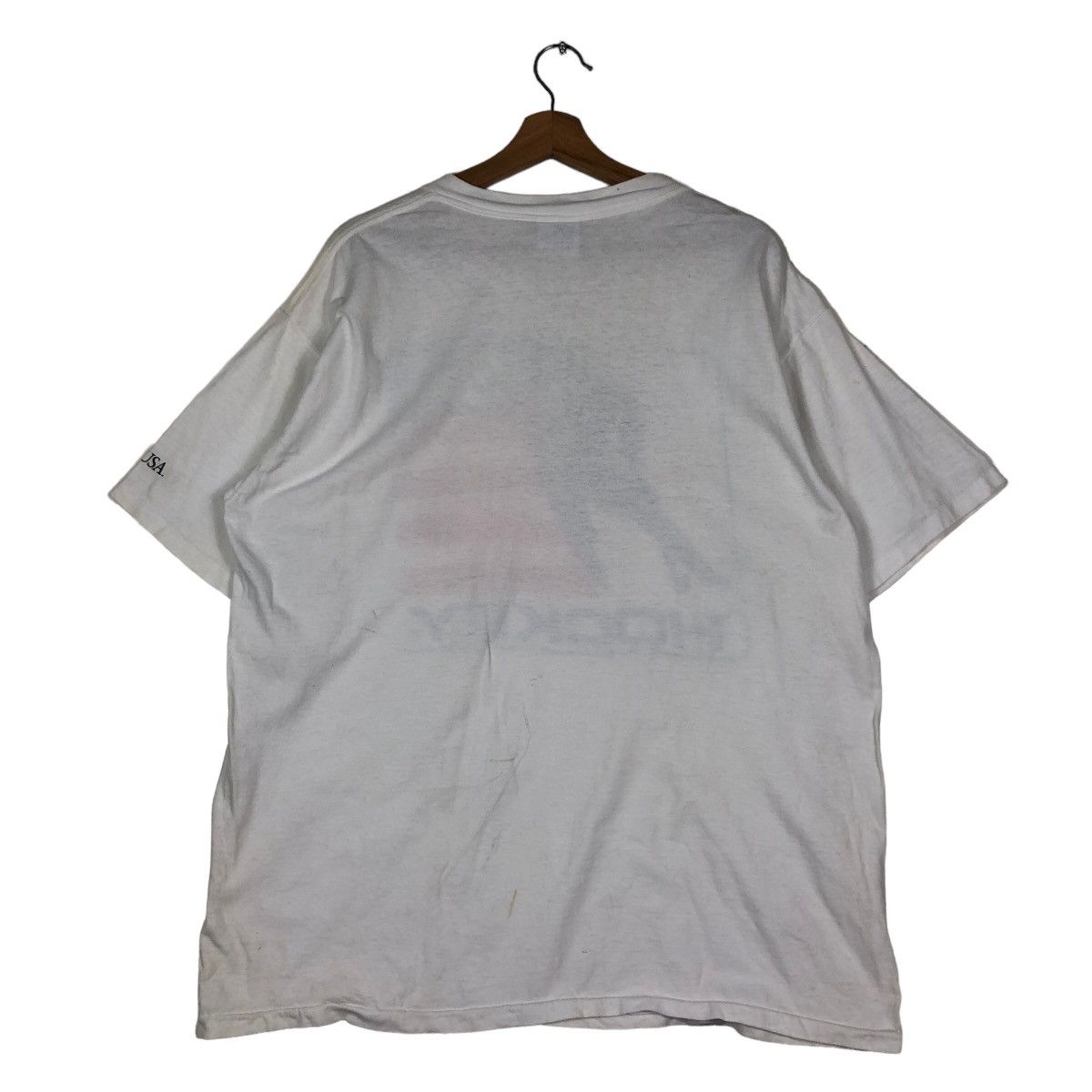 Other 🔥80’s Vintage Short Sleeve T-Shirt USA Hockey Big Logo Size US XL / EU 56 / 4 - 8 Thumbnail
