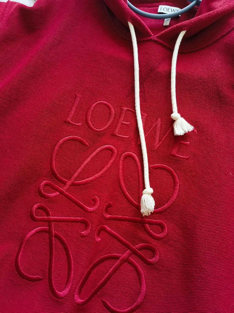 Loewe LOEWE Embroidered women's hooded hoodie Size S / US 4 / IT 40 - 2 Thumbnail