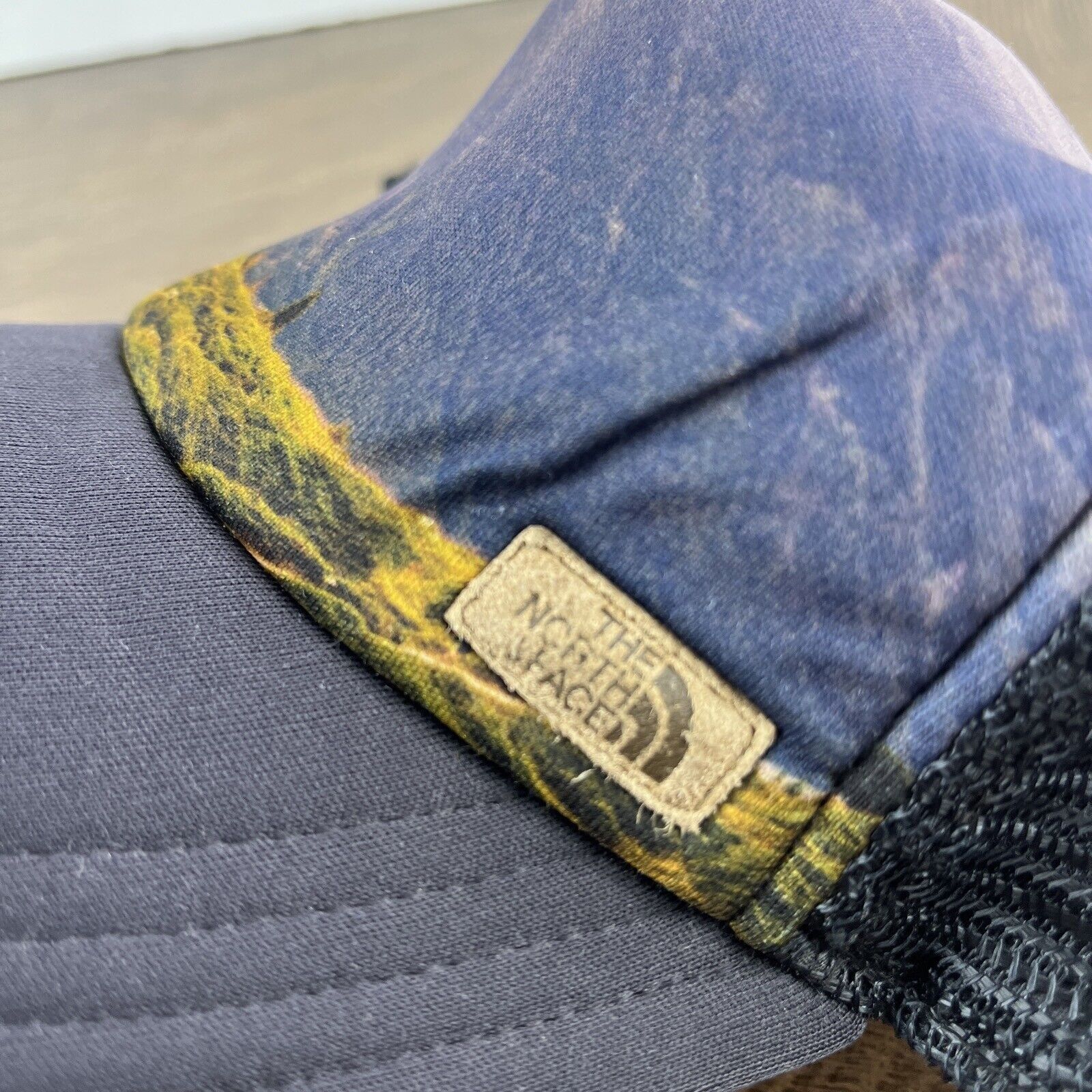 The North Face The North Face Hat Mountains Blue Hat Adjustable Adult Size Size ONE SIZE - 8 Thumbnail