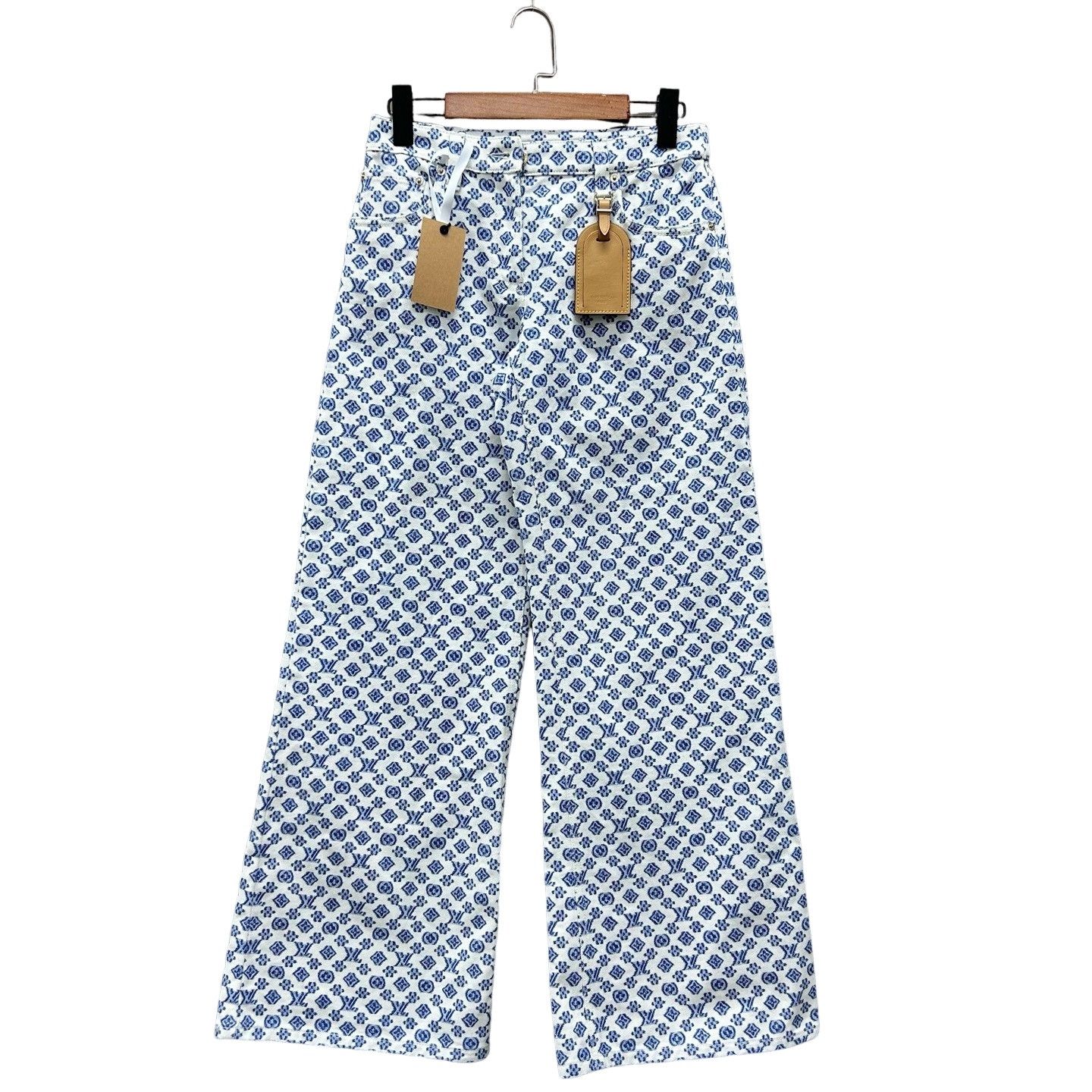 Louis Vuitton Louis Vuitton Monogram Print Jeans Size 36 Size 26" / US 2 / IT 38 - 1 Thumbnail