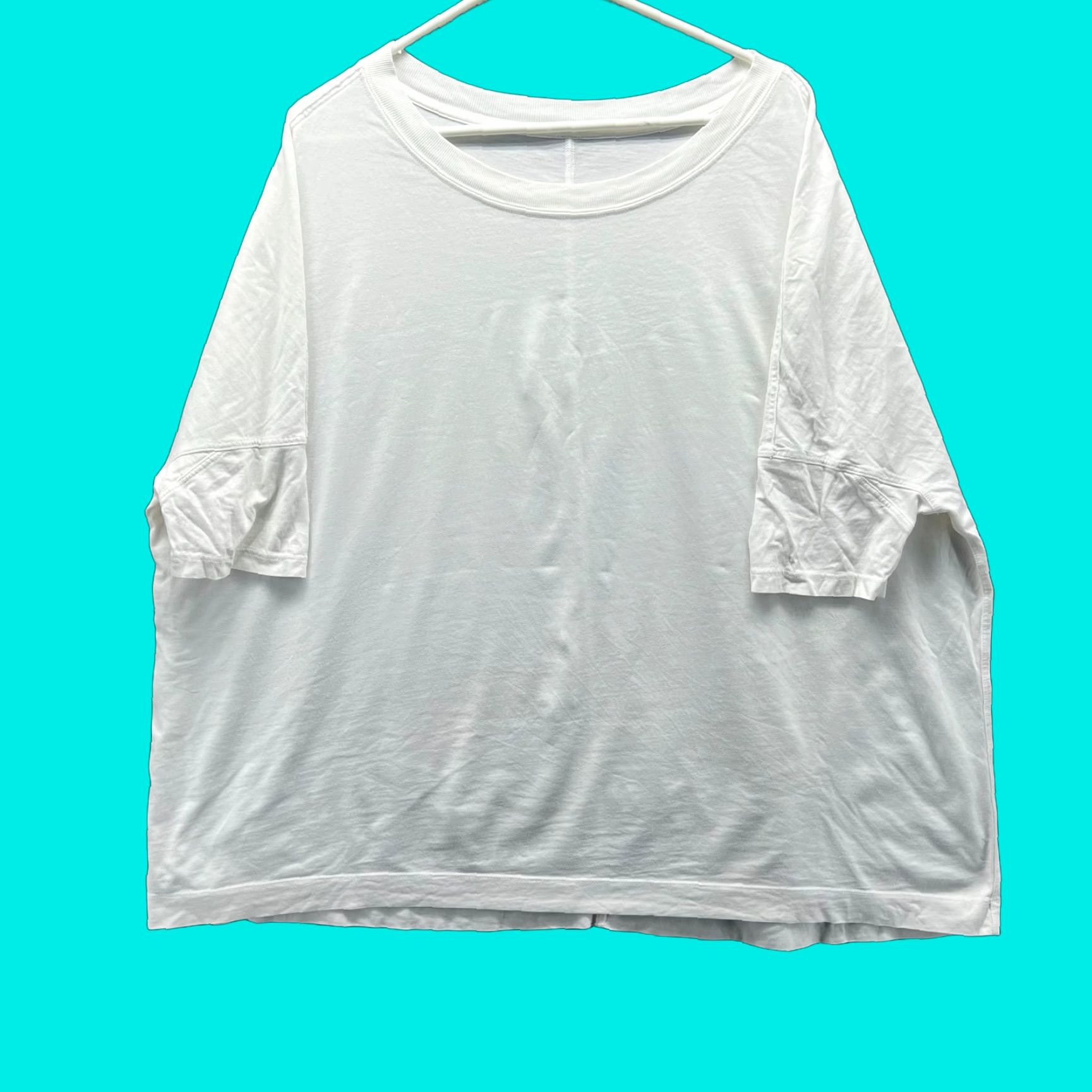 Lululemon VINTAGE? No — Lululemon Fundamental Shirt Mens 5XL White Pima Cotton Oversized Tee Size US XXL / EU 58 / 5 - 1 Thumbnail