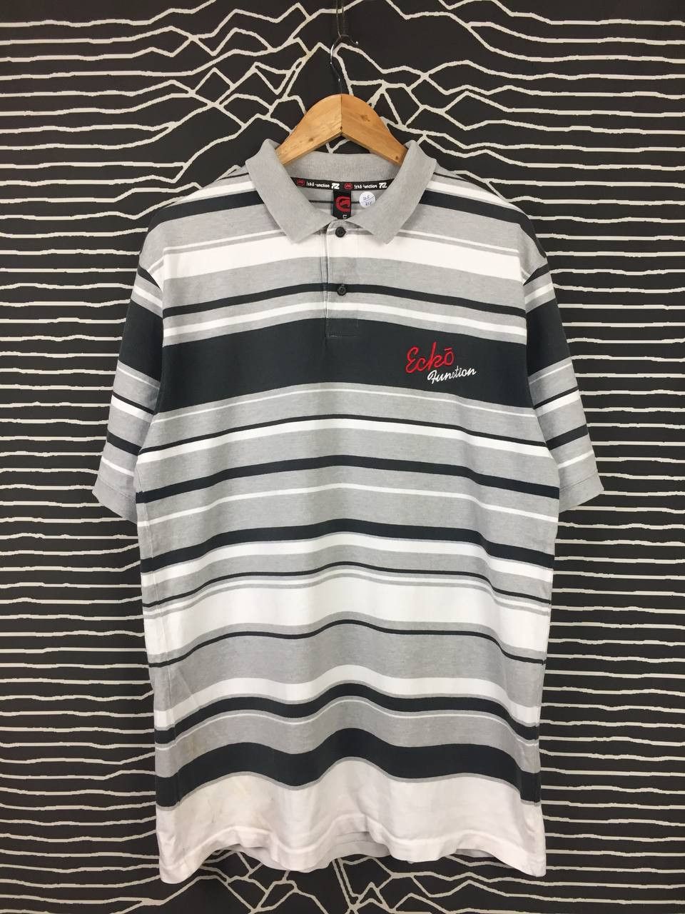 Ecko Unltd. Ecko Function By Ecko Unlimited Embroidered Logo Polo Tee Size US XL / EU 56 / 4 - 1 Thumbnail