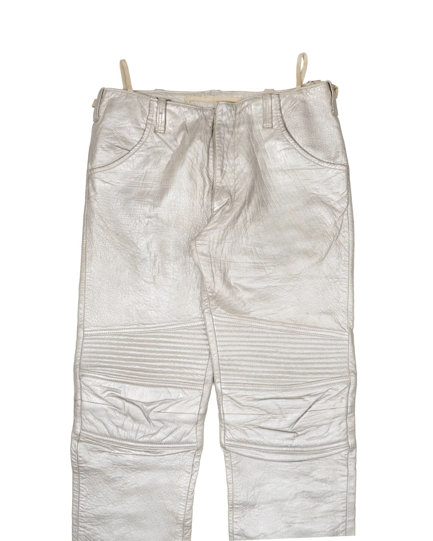 Helmut Lang AW1999 Leather Astro Biker Pants Size US 30 / EU 46 - 3 Thumbnail