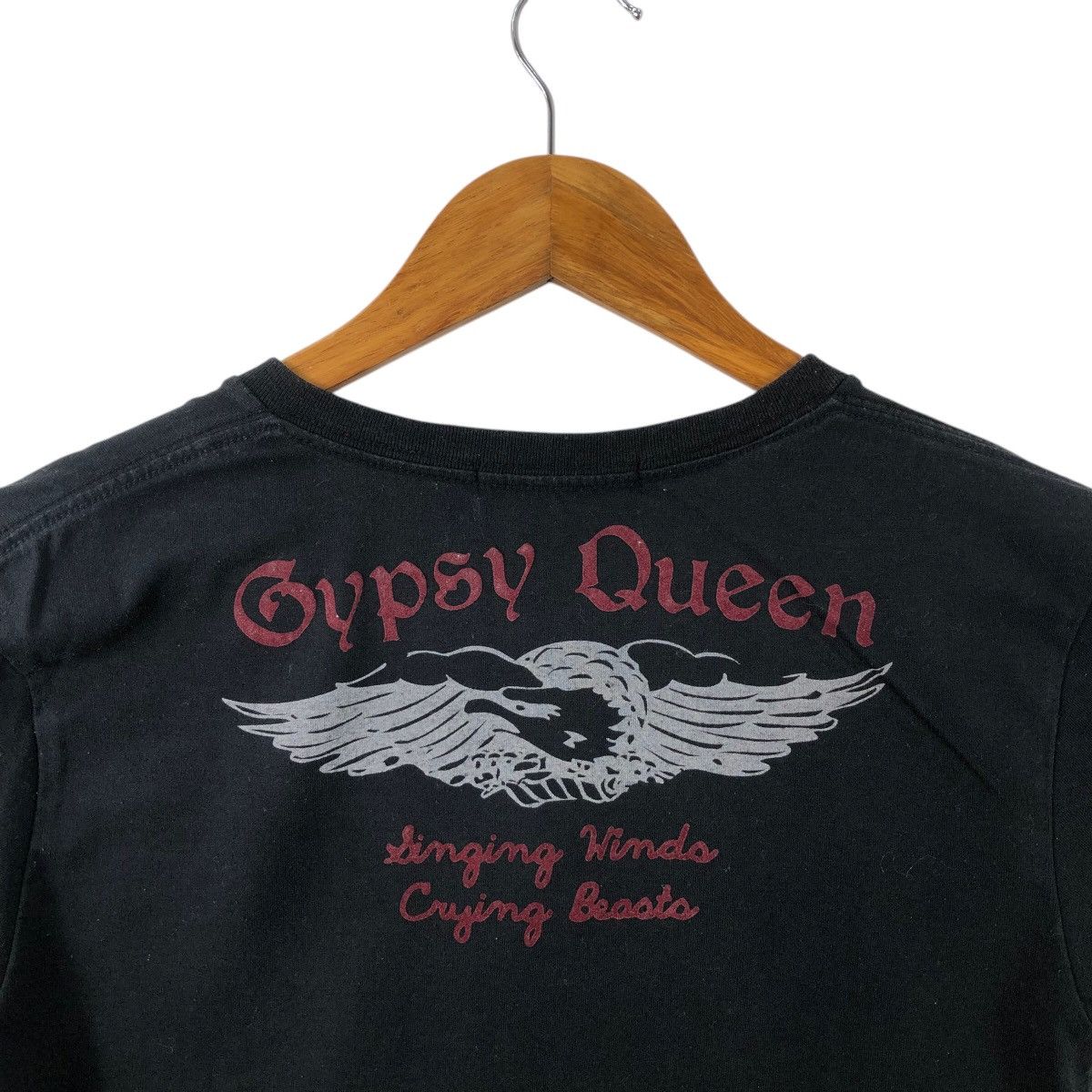 Japanese Brand × Seditionaries GYPSY QUEEN By Crazy Devil Tee Shirt Big Logo V-Neck Size US M / EU 48-50 / 2 - 5 Thumbnail