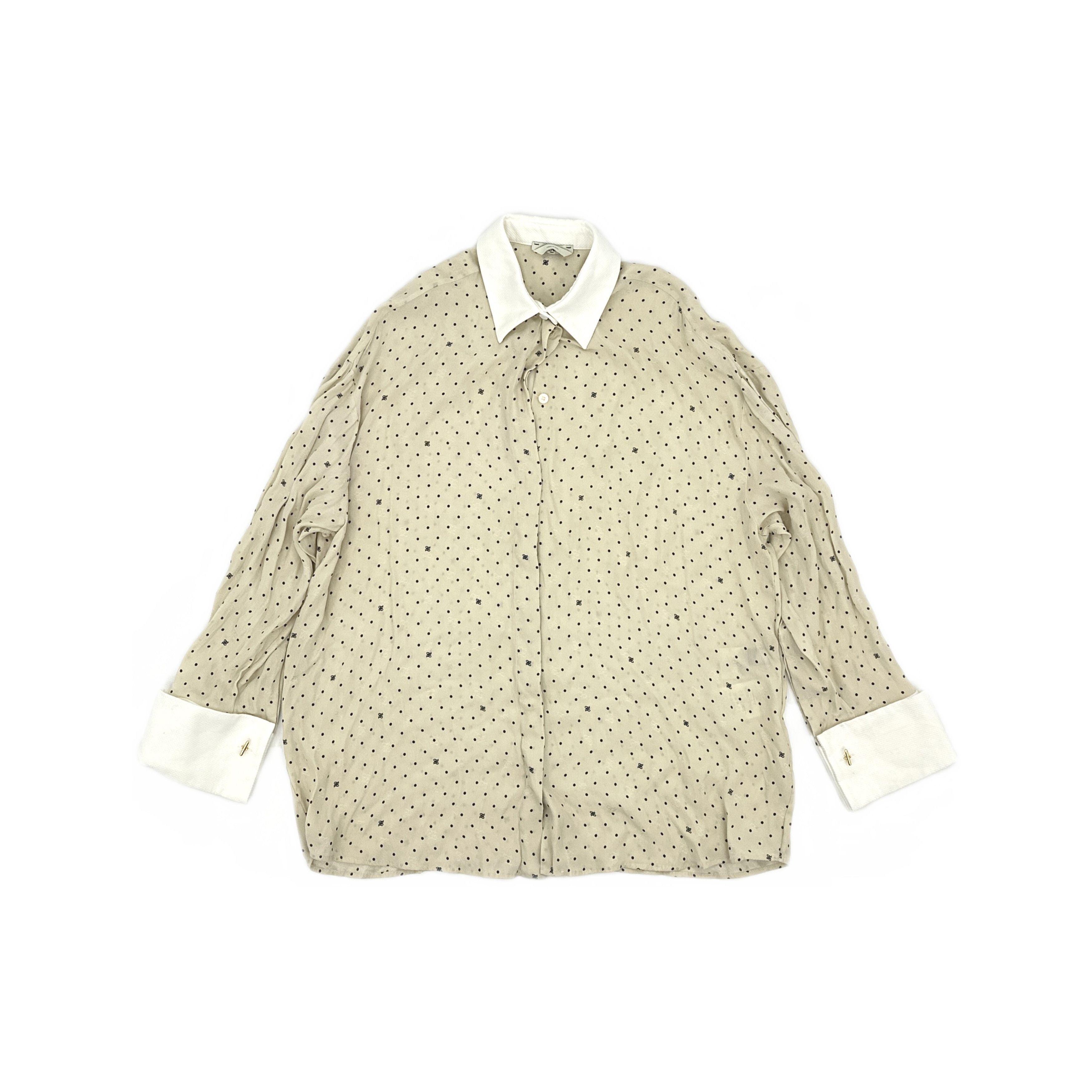 Fendi Fendi Polka Dot Silk Button Up Shirt IT 38 Size XS / US 0-2 / IT 36-38 - 1 Thumbnail