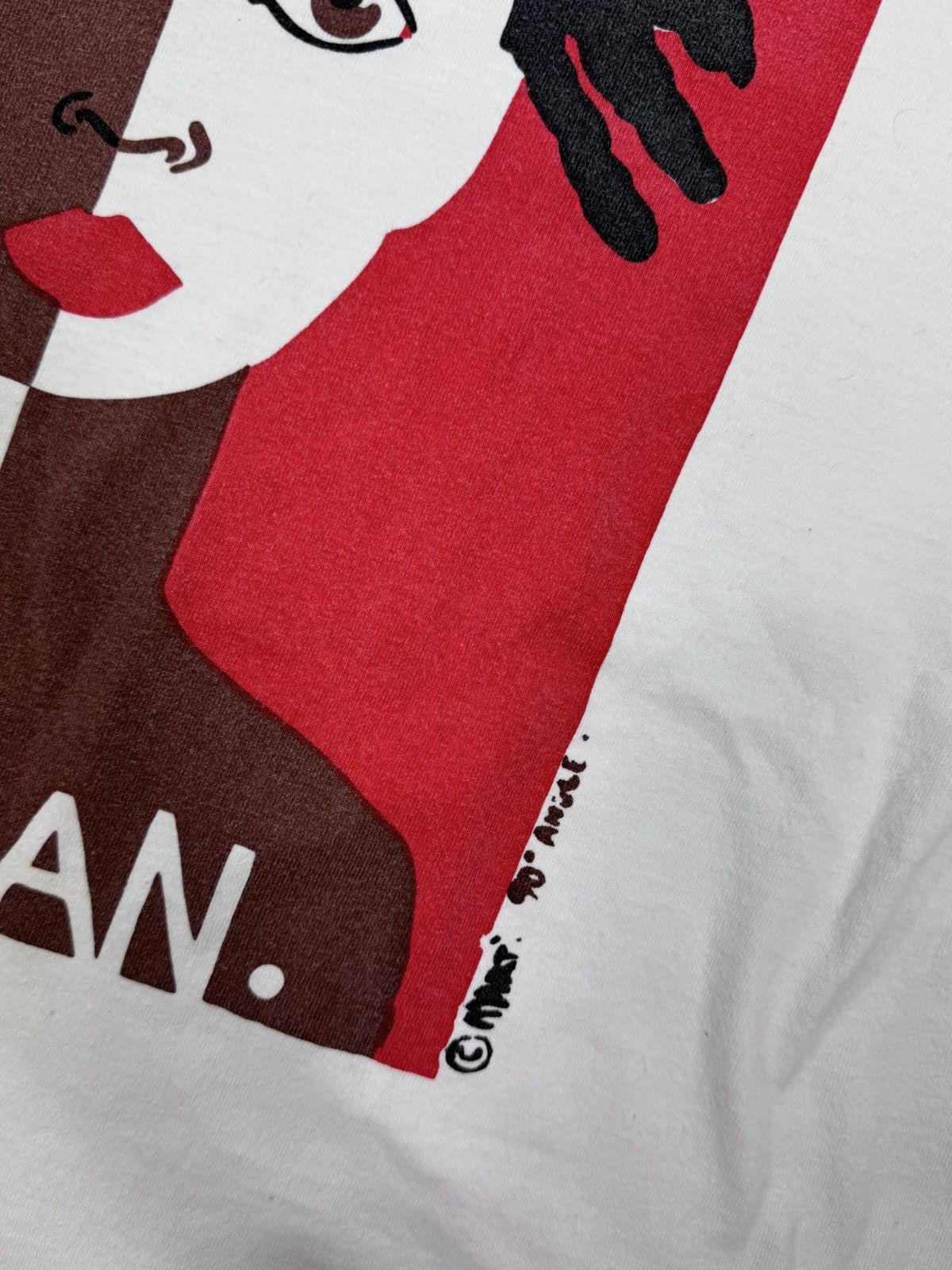 Vintage ONE RACE HUMAN 1990 PRINT VINTAGE T-SHIRT Size US XL / EU 56 / 4 - 3 Thumbnail