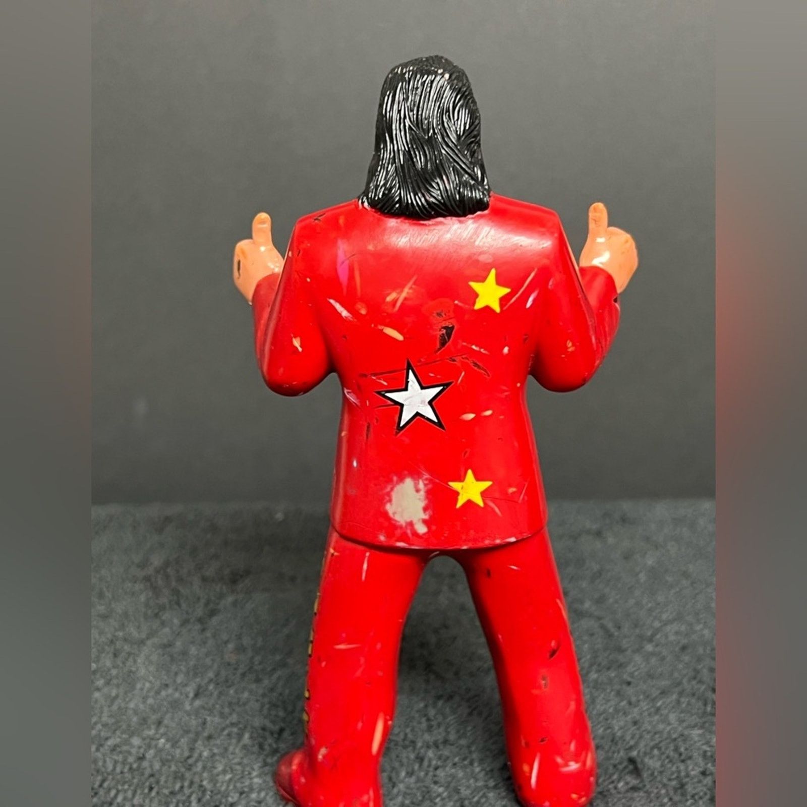 WCW/nWo Vintage OSFTM WCW JIMMY HART Figure RARE RED SUIT Size ONE SIZE - 4 Thumbnail