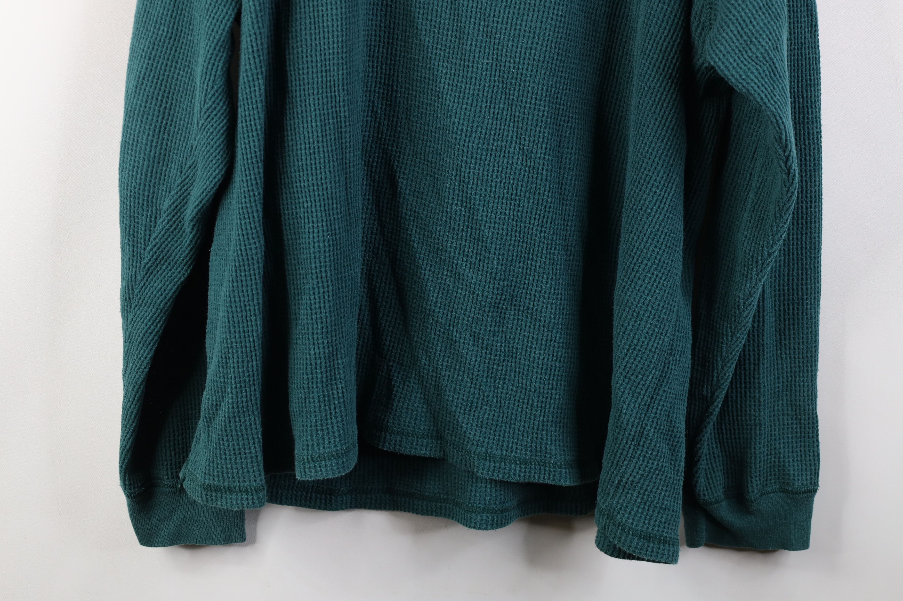 Vintage Vintage 90s Streetwear Knit Long Sleeve Henley T-Shirt USA Size US XL / EU 56 / 4 - 11 Thumbnail