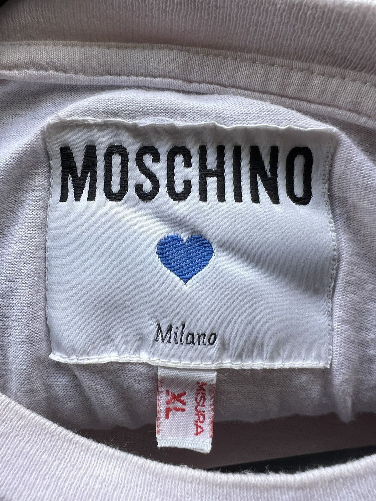 Moschino × Vintage Moschino Vintage T-Shirt Size US XL / EU 56 / 4 - 6 Thumbnail