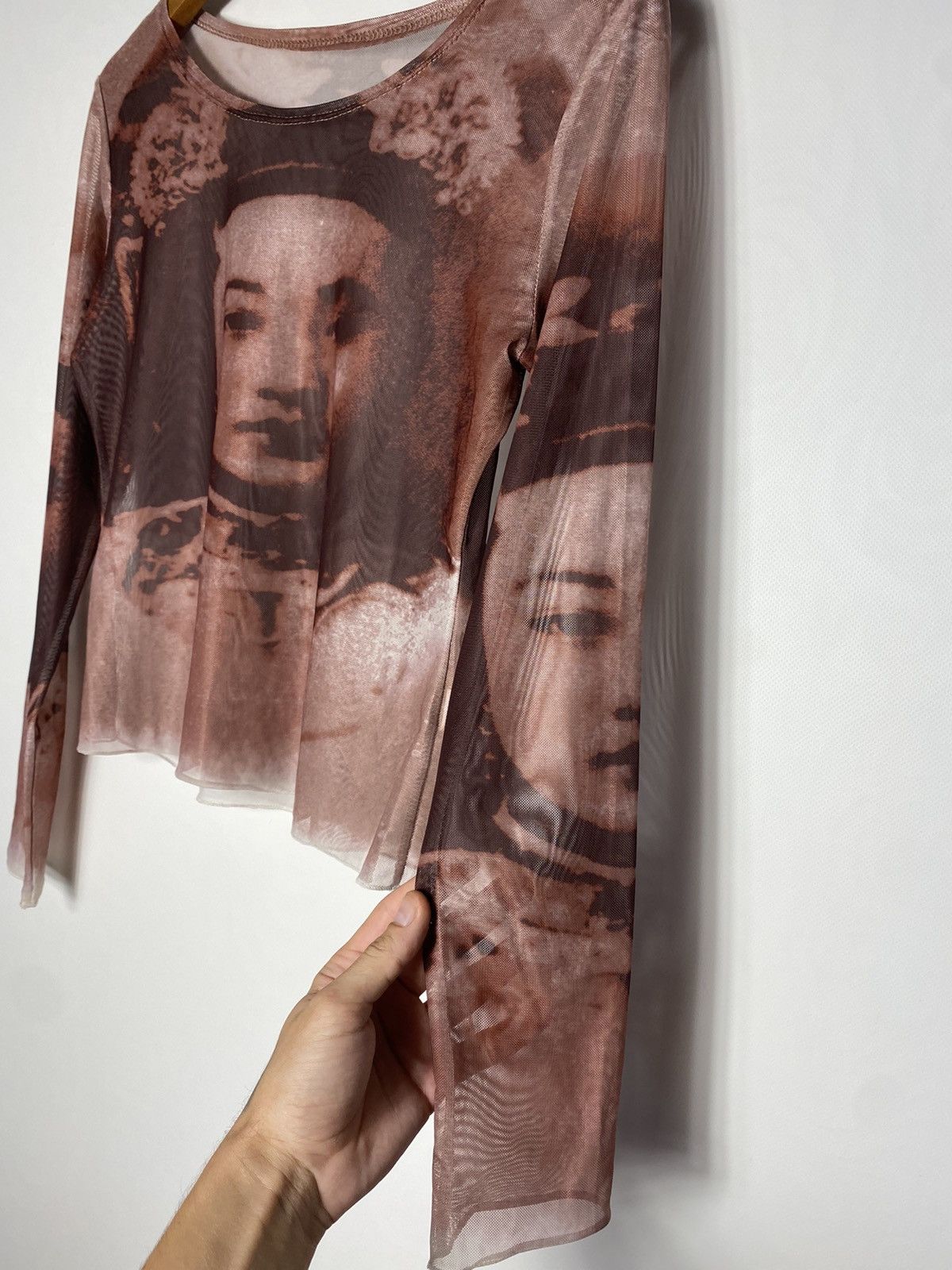 Japanese Brand × Vintage Vintage Like JPG Mesh Top Hype Y2k Size S / US 4 / IT 40 - 3 Thumbnail
