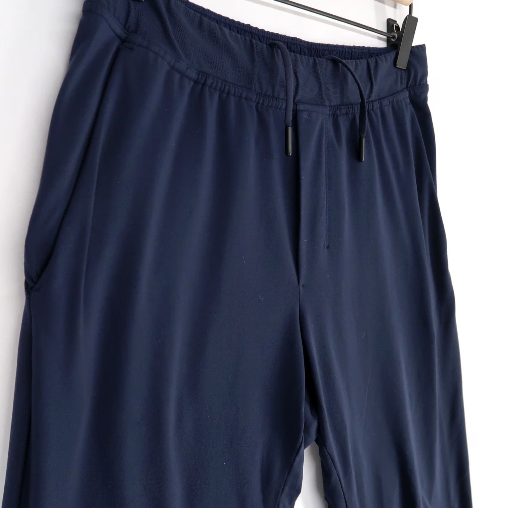 Lululemon Lululemon Jogger Mens S Navy Blue Drawstring Zip Pockets Training Athletic Tapered Inseam 29 in Pants Size US 29 - 5 Thumbnail