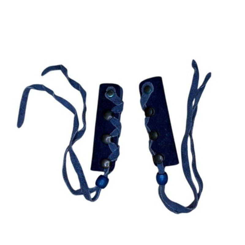 Unknown London Blue Leather Braid Holders Size ONE SIZE - 1 Thumbnail