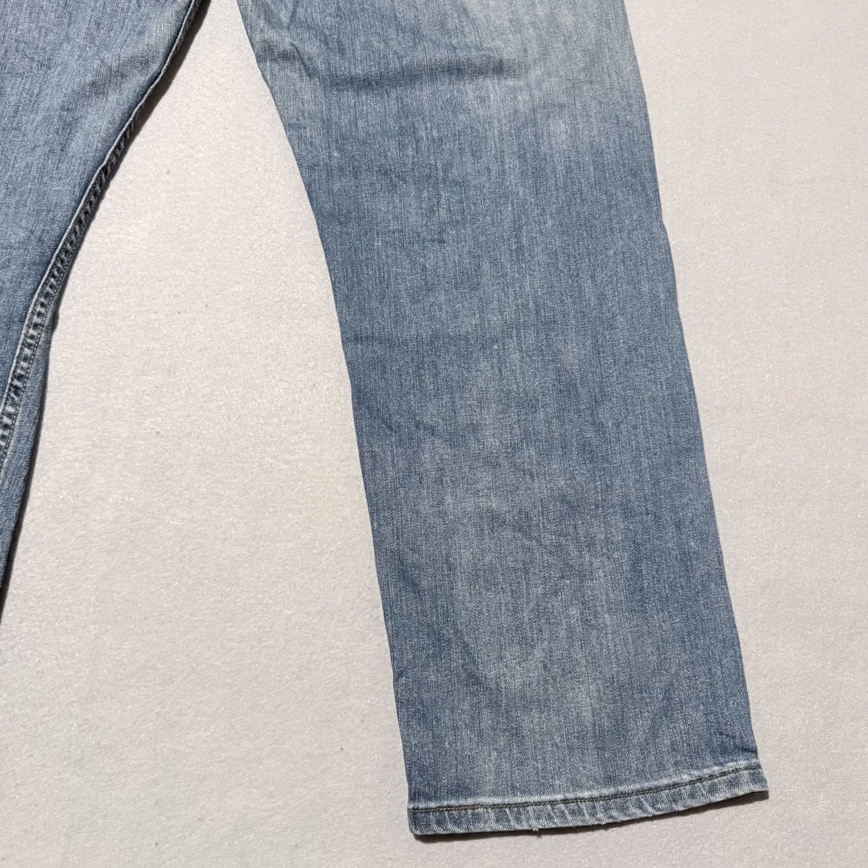 Lee Lee Jeans Men Blue Denim Stretch Mid Rise Classic Straight Zip Fly 38x30 Size US 38 / EU 54 - 7 Thumbnail