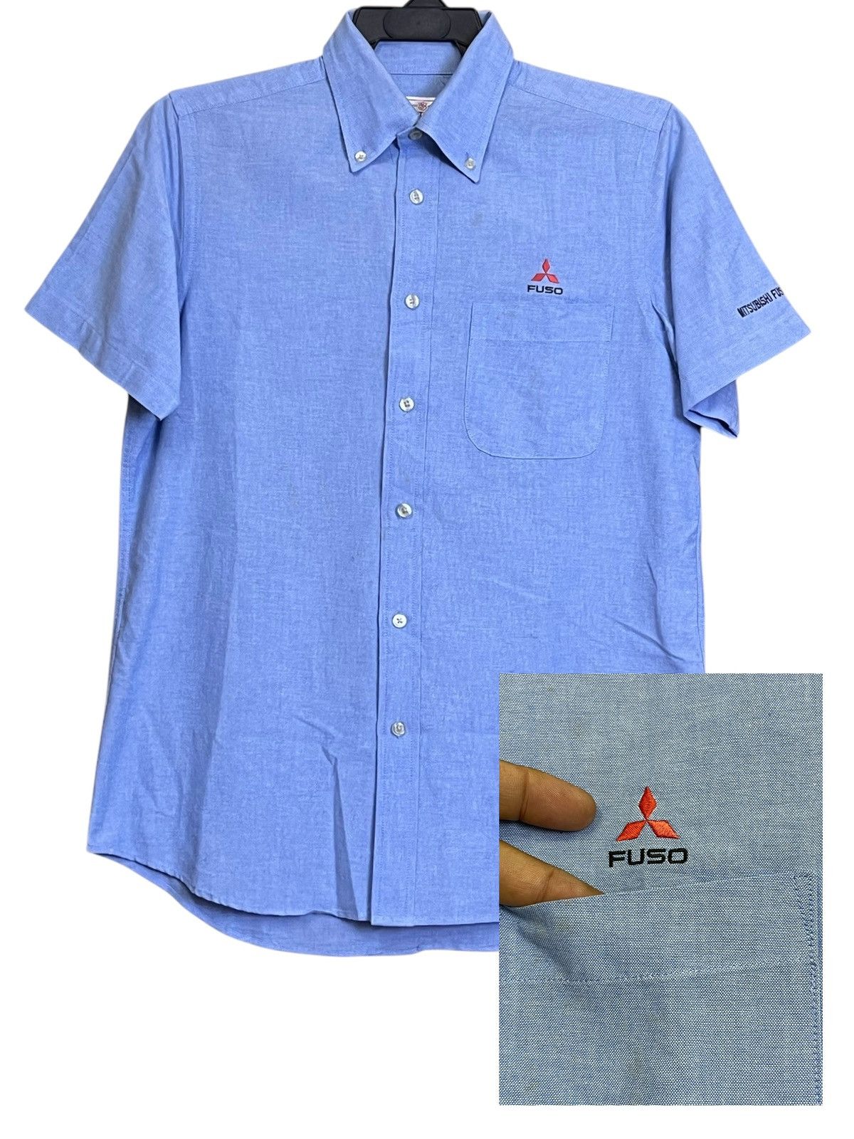 The Workers Club Vintage mitsubishi FUSO truck uniform button ups shirt Size US L / EU 52-54 / 3 - 1 Thumbnail