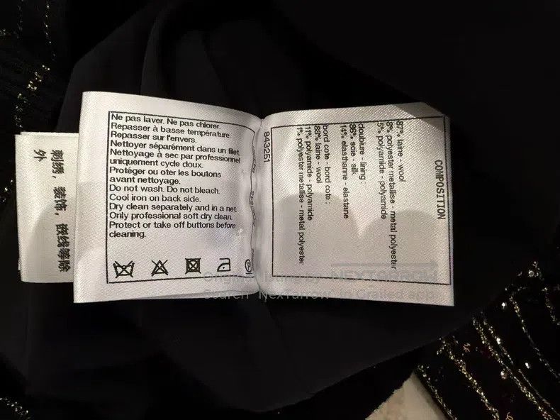 Chanel Chanel High-end handicraft workshop series black gold sequ Size XS / US 0-2 / IT 36-38 - 5 Thumbnail