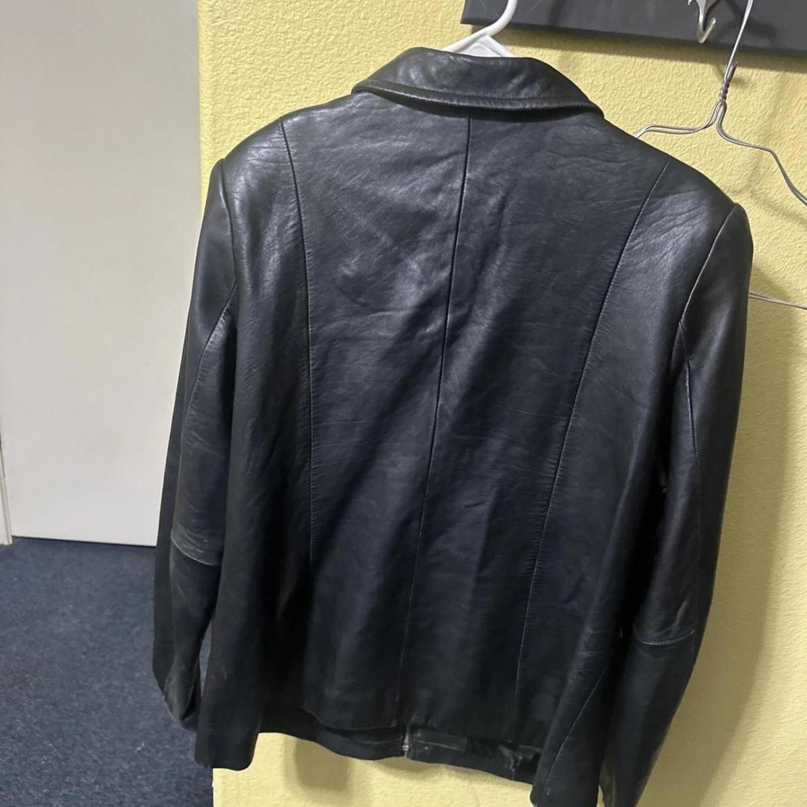 Other VALERIE STEVENS BLACK LAMBSKIN LEATHER - SIZE Large Size L / US 10 / IT 46 - 4 Thumbnail