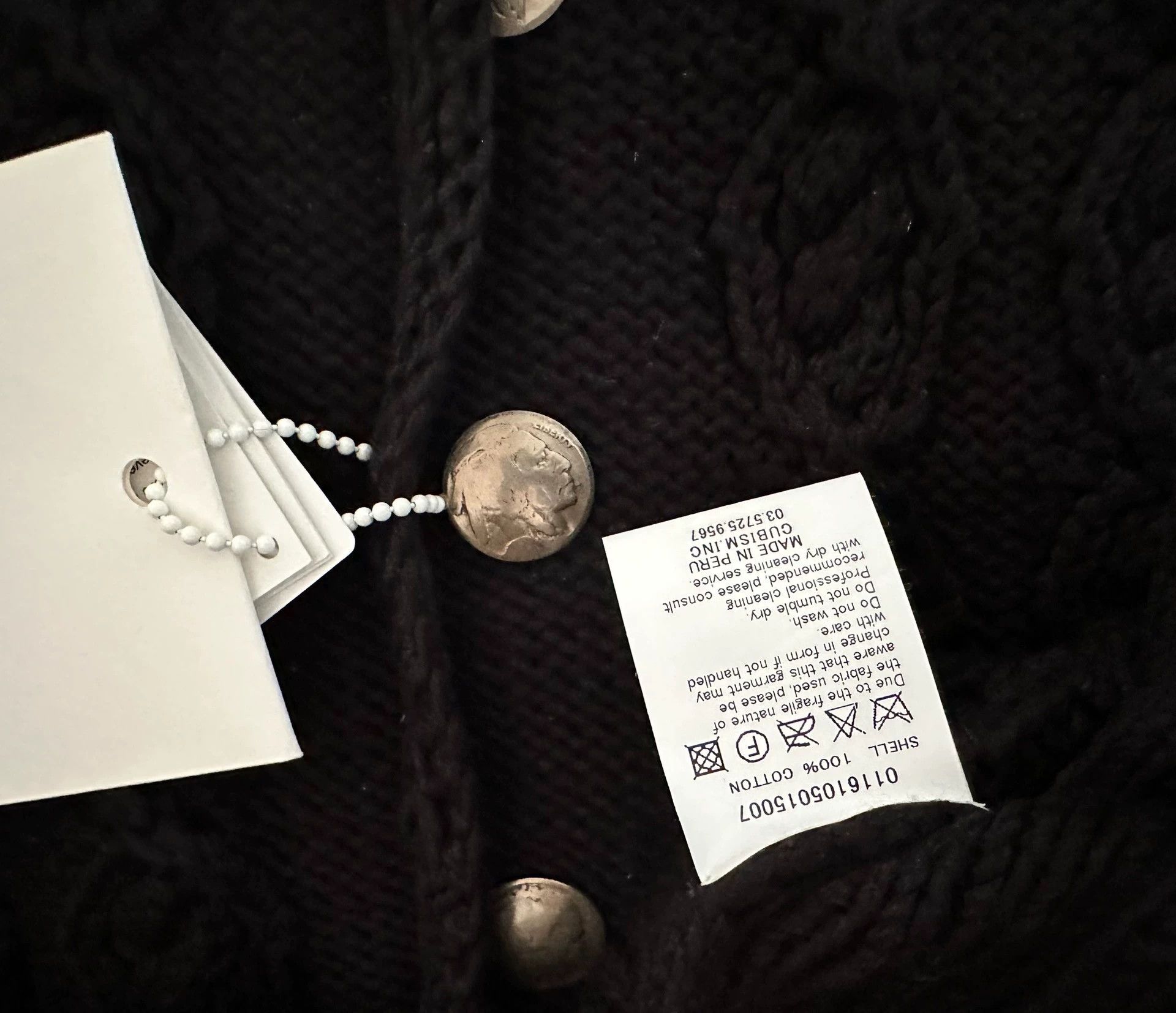 Visvim VISVIM HIGHLAND KNIT BUCKY COVERALL black 1 with tags Size US S / EU 44-46 / 1 - 4 Thumbnail