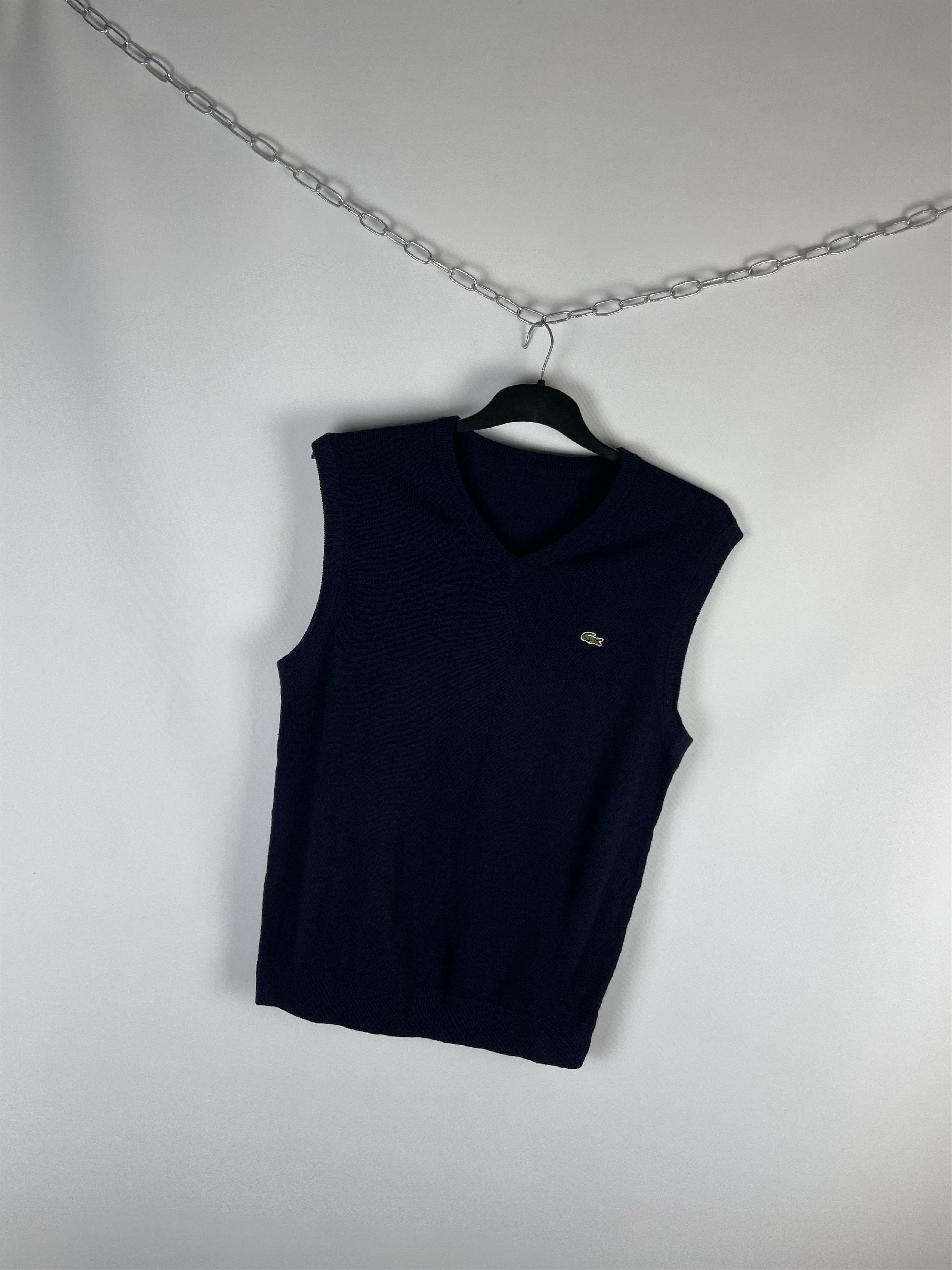 Lacoste Vintage Lacoste vest knit 90s Size US M / EU 48-50 / 2 - 2 Thumbnail