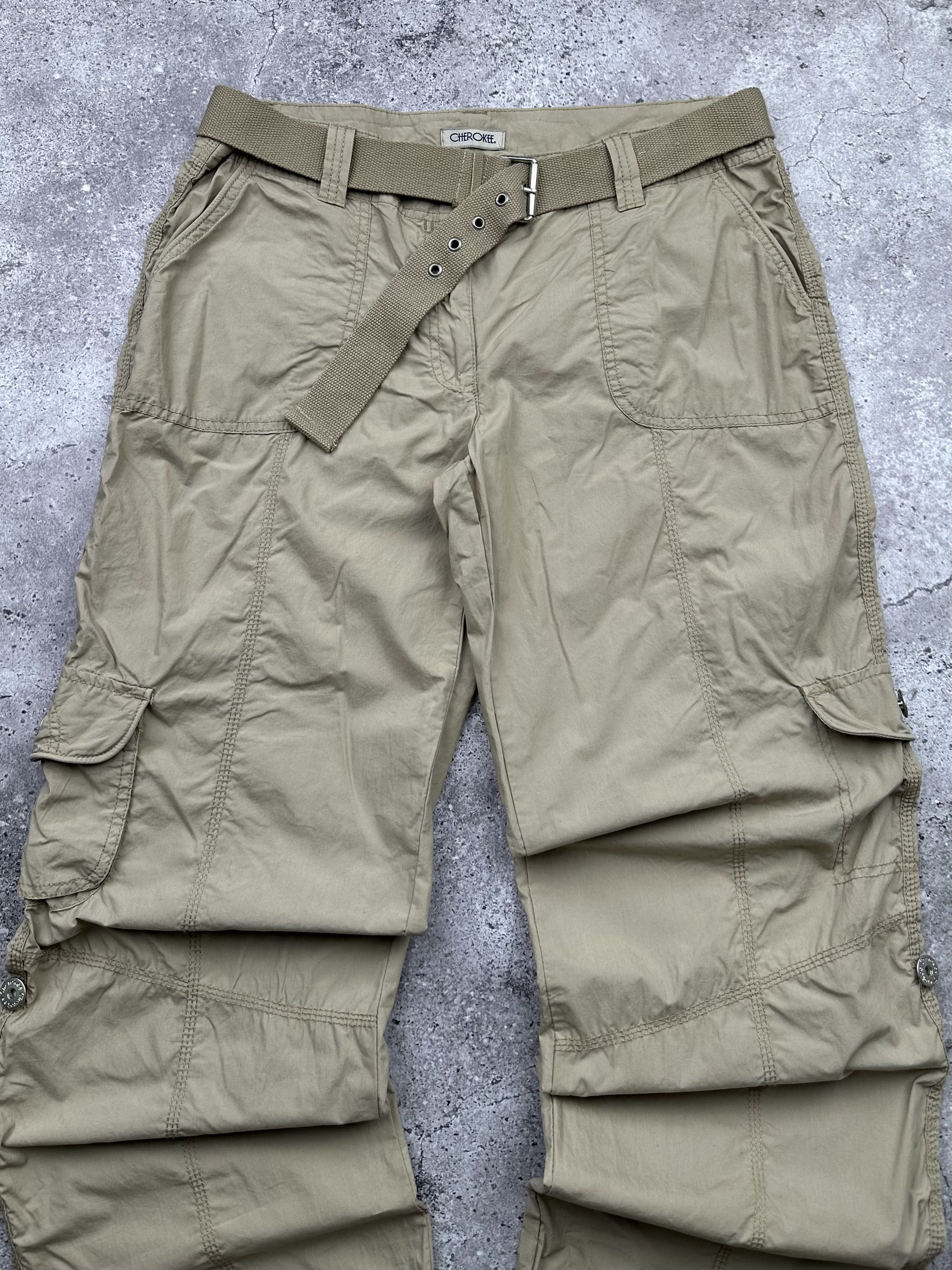 Japanese Brand Vintage Cargo Pants With Belt C11(V653) Size US 32 / EU 48 - 2 Thumbnail