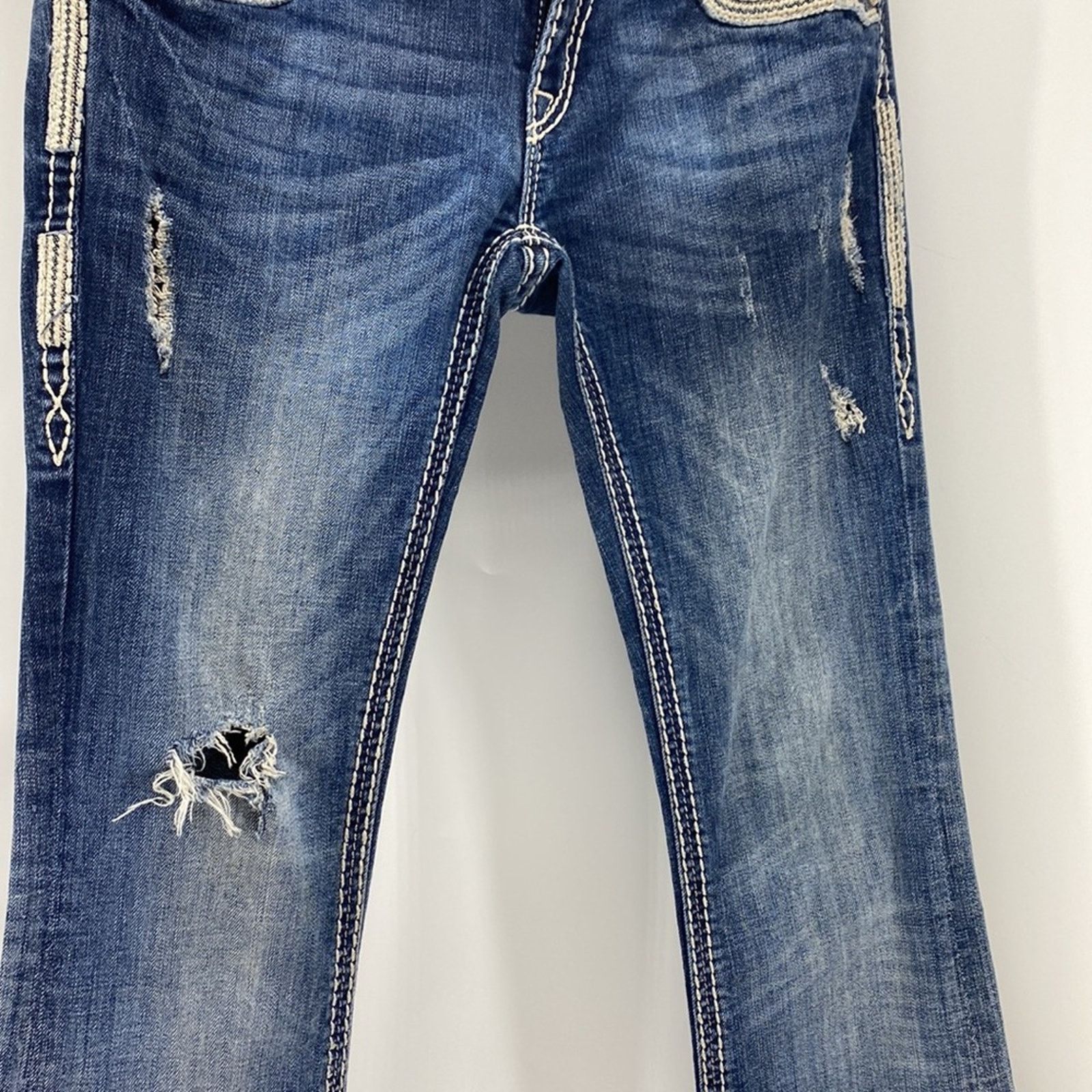 Rock Revival Rock Revival Natalie bootcut Lowrise rodeo western sz 27 Size 27" / US 4 / IT 40 - 8 Thumbnail