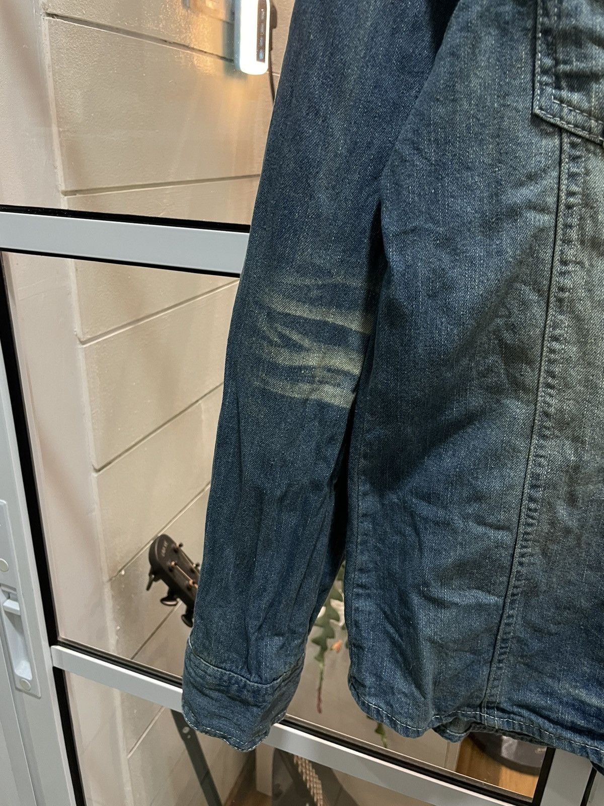 In The Attic In the Attic Japan Wash Denim Metal Button Up Shirt Size US M / EU 48-50 / 2 - 5 Thumbnail