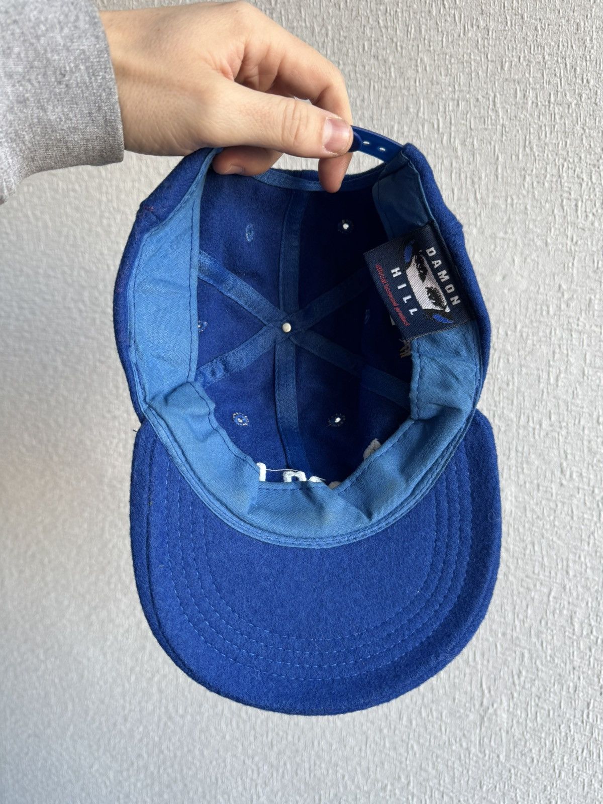 Vintage Vintage Damon Hill moto racing blue cap rare hat Size ONE SIZE - 5 Thumbnail