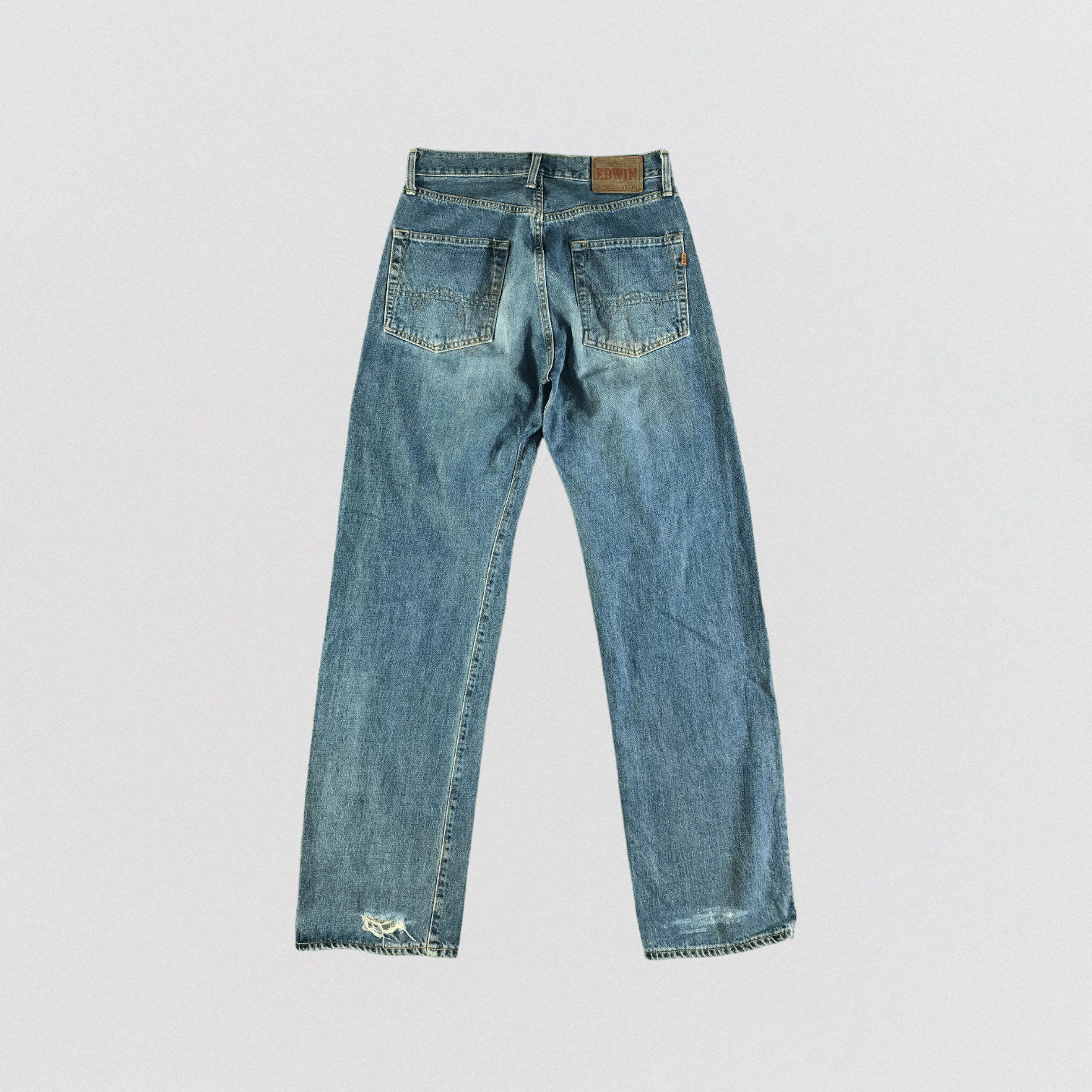 Edwin Vintage Blue Wash Edwin 505 Selvedge Jeans-JM3587 Size US 30 / EU 46 - 2 Thumbnail