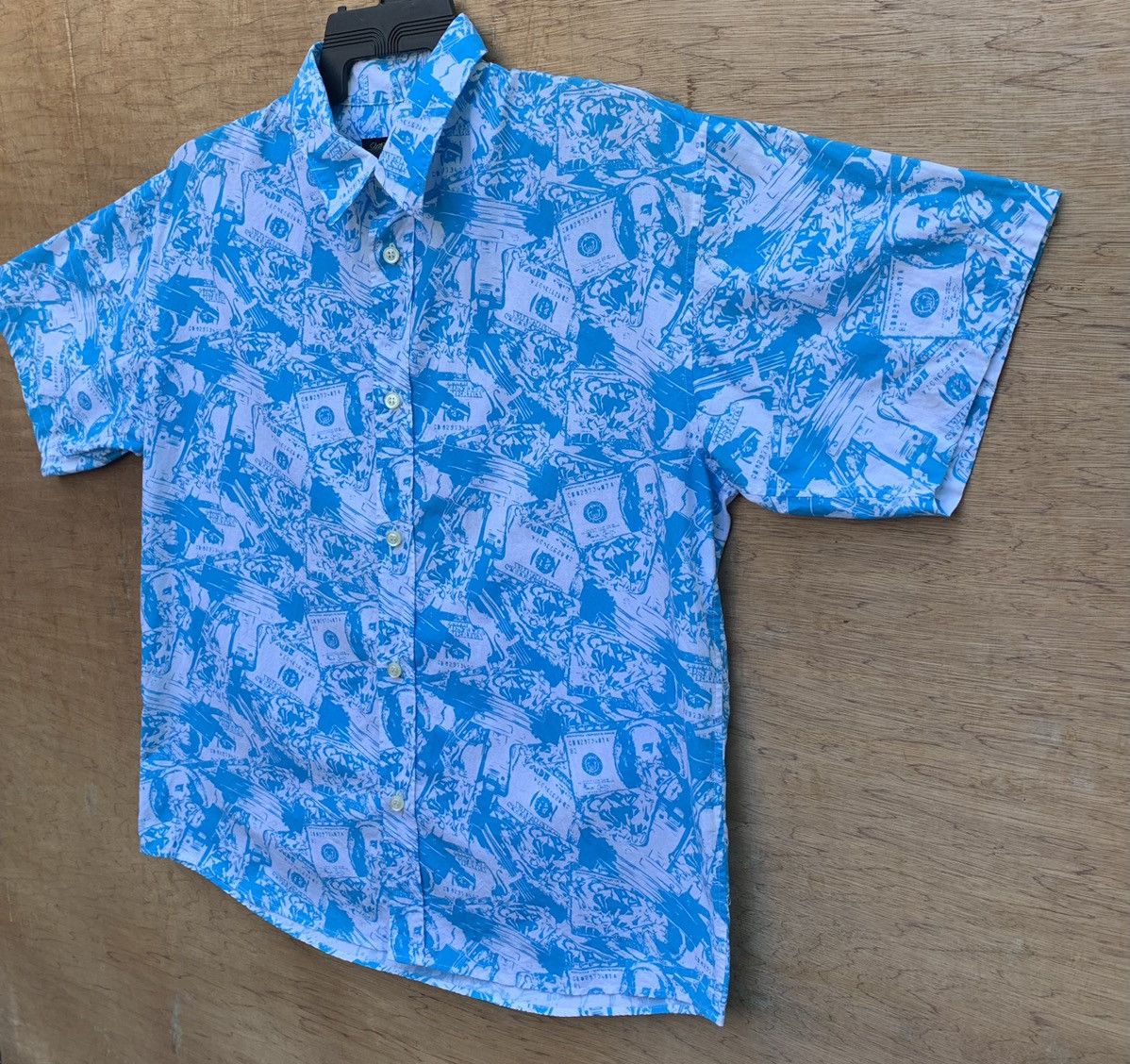 Art Comes First Full Print Dollar Notes Button Ups Shirt by Ally&Dia Size US XL / EU 56 / 4 - 5 Thumbnail