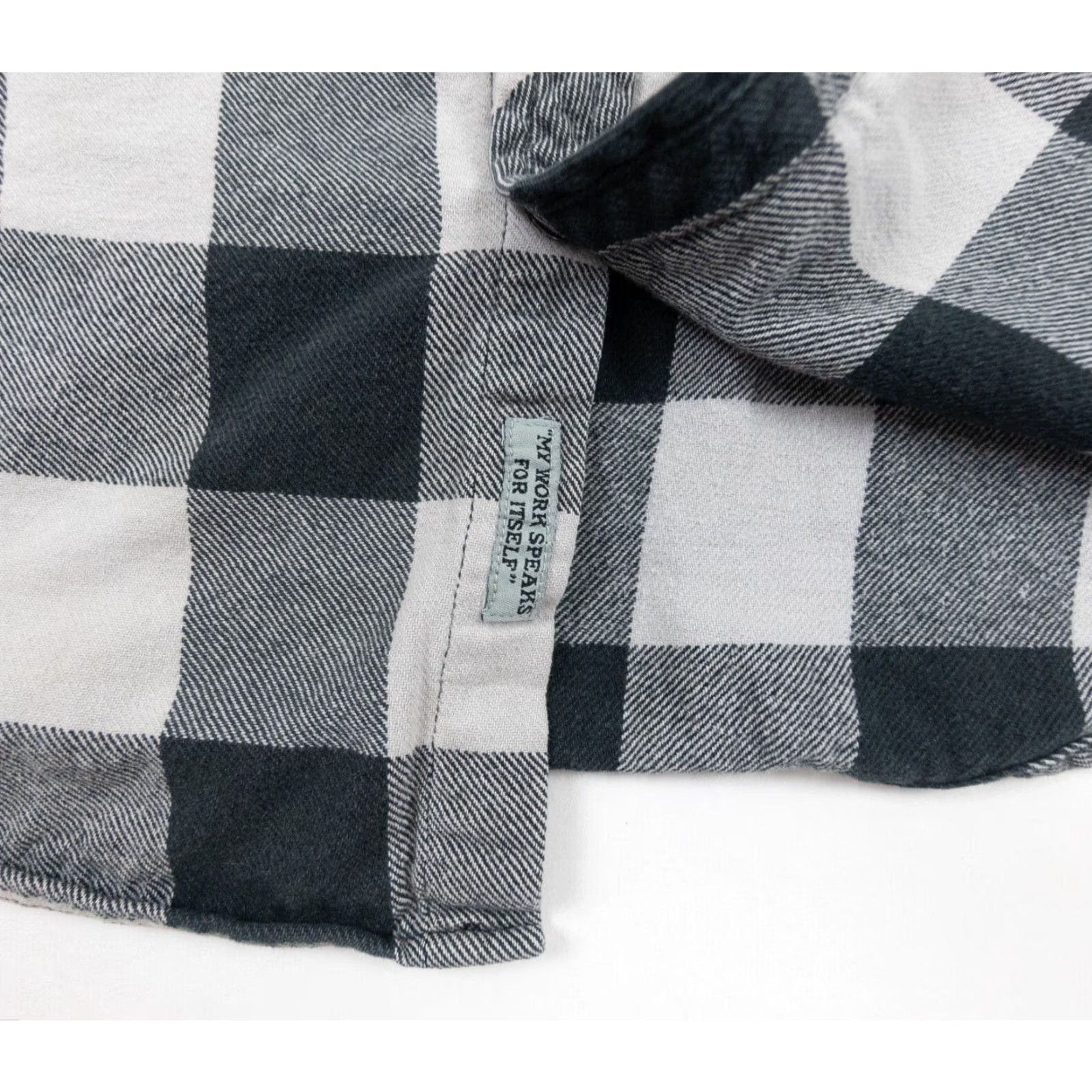 Vintage Sailor Jerry Flannel Shirt Mens Large Black Long Sleeve Button-Up Plaid Outdoor Size US L / EU 52-54 / 3 - 5 Thumbnail