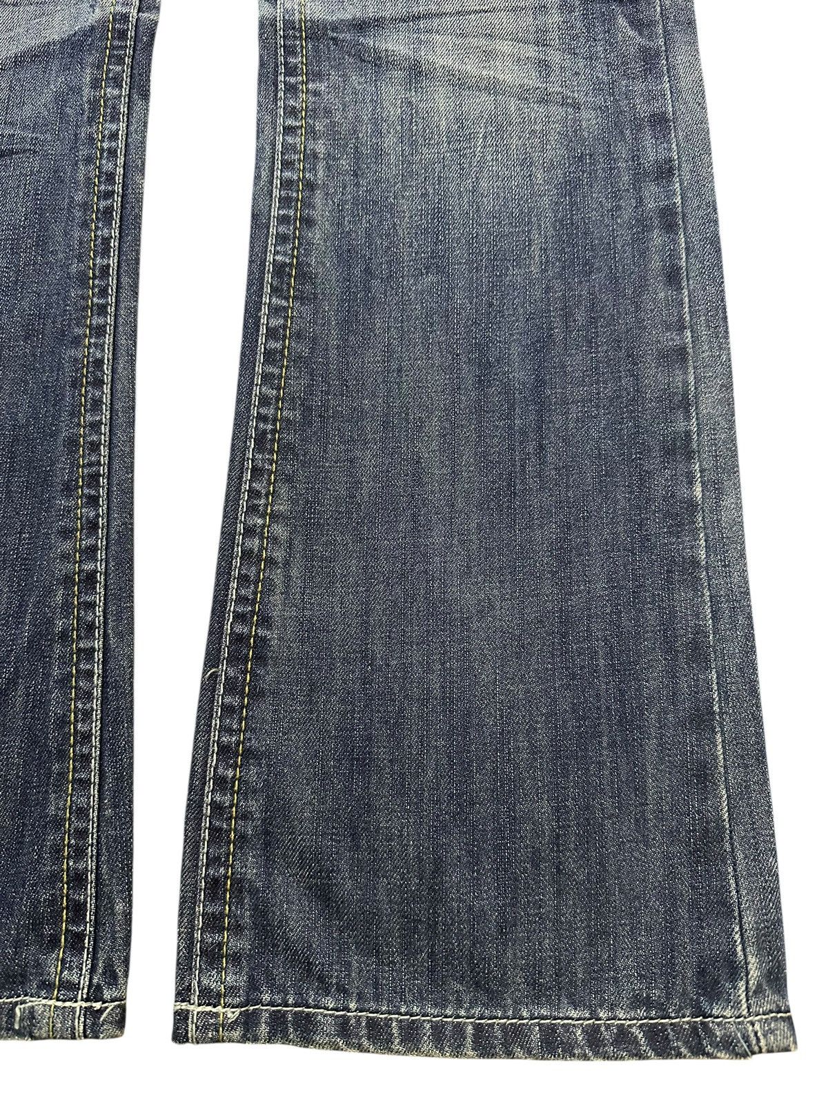 Japanese Brand Vintage Japanese Brand Blue Faded Wash Bootcut Style Jeans Size US 30 / EU 46 - 8 Thumbnail