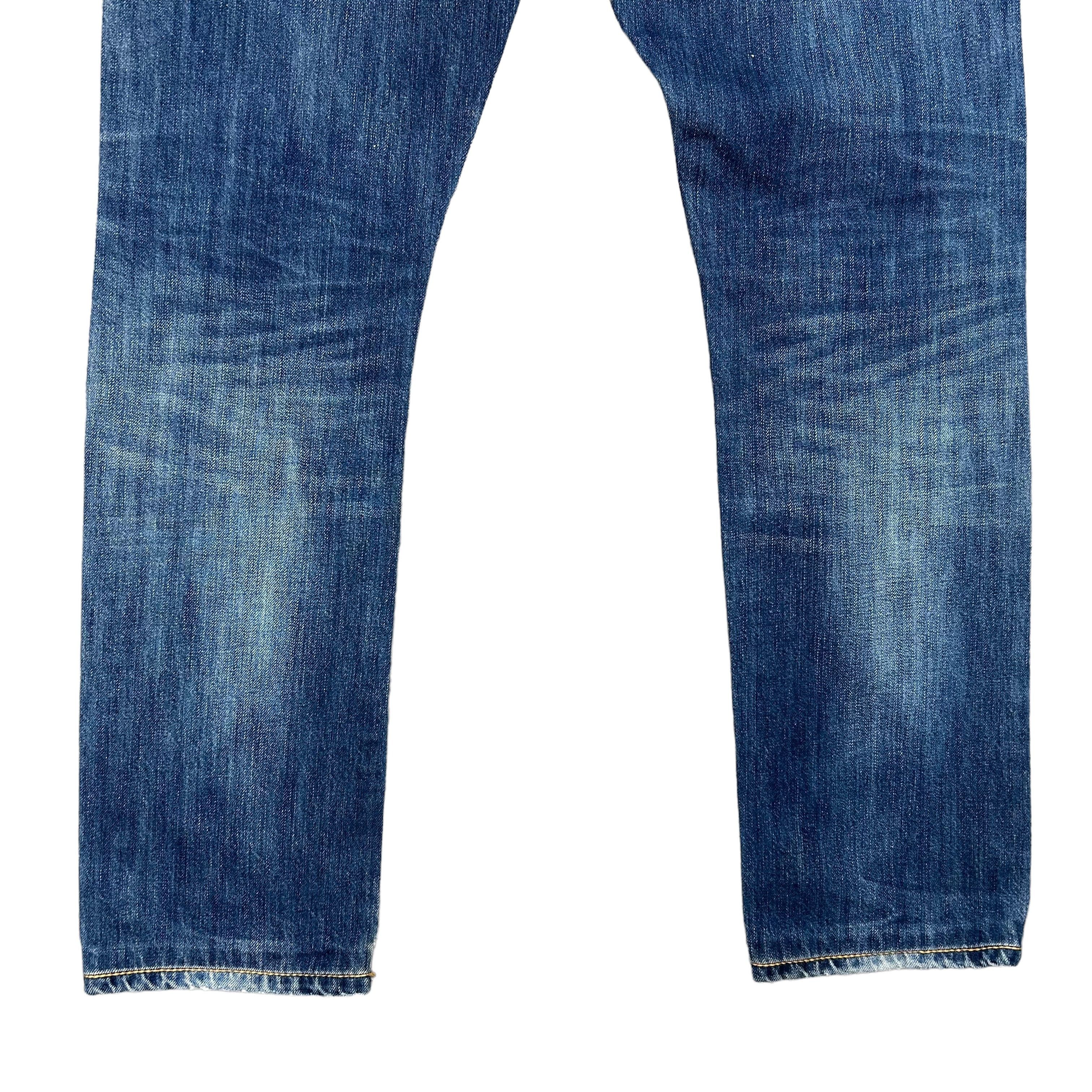 Other Sartoria Tramarossa Washed Blue Ripped Selvedge Jeans Sz 31 Size US 31 - 8 Thumbnail