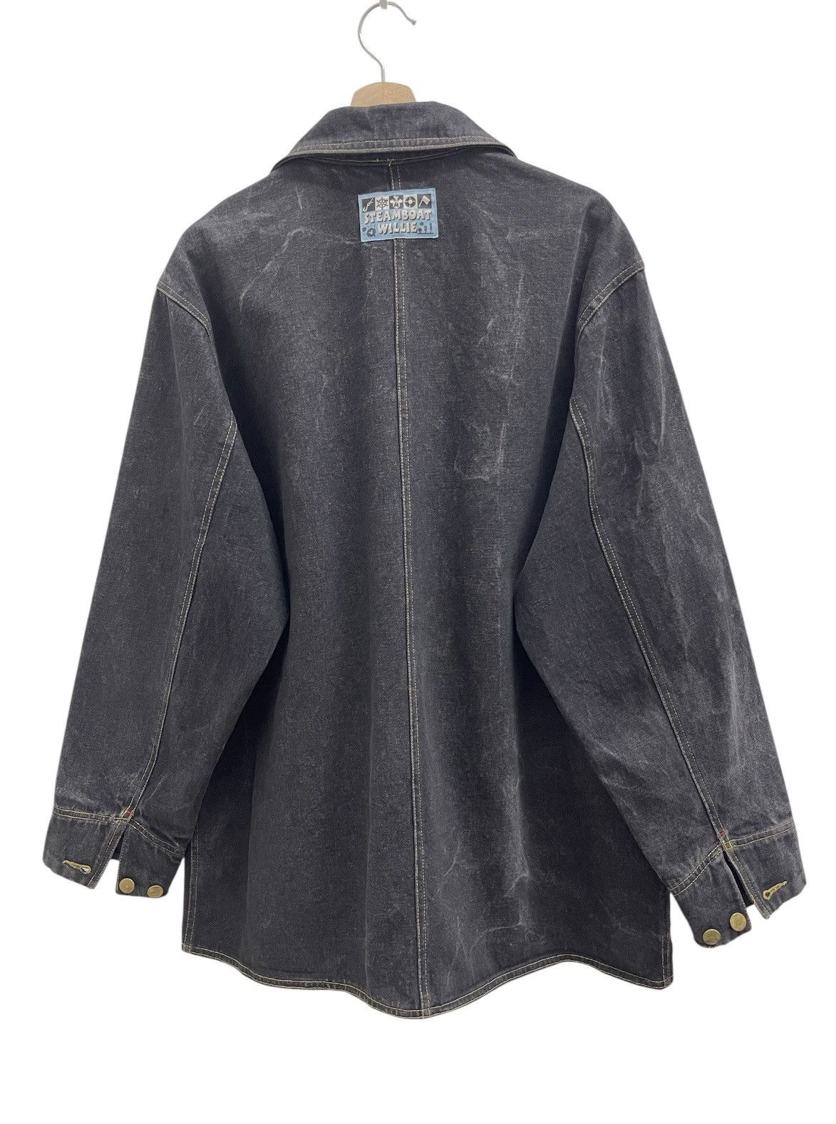 Disney Vintage Steamboat Willie Washed Denim Jacket Size US L / EU 52-54 / 3 - 6 Thumbnail