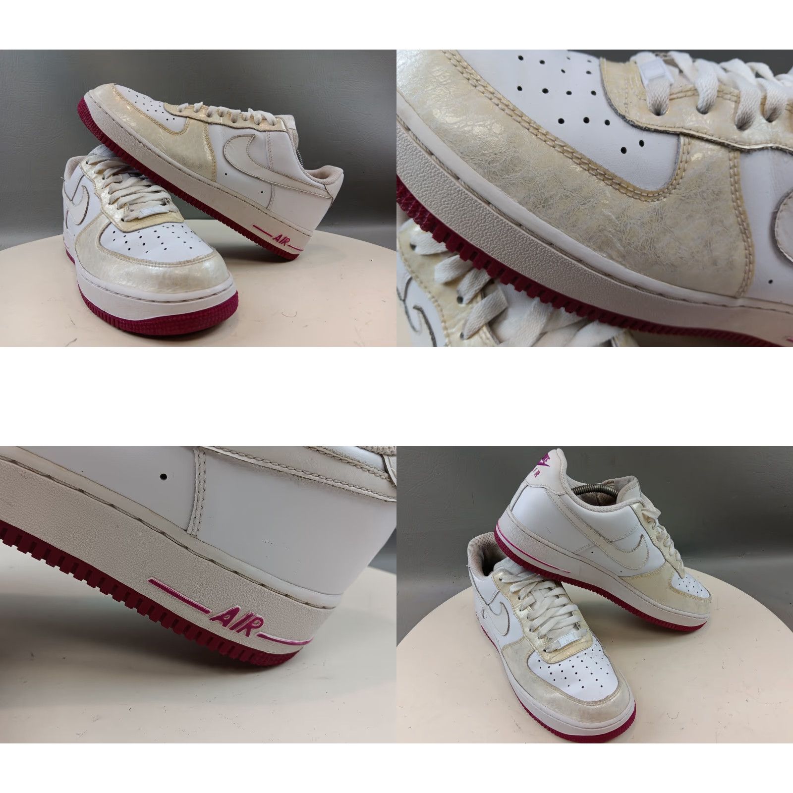 Nike Nike Air Force 1 Low Sneakers Womens Size 12 White Pearl Rave Pink 315115-116 Size US 12 / IT 42 - 10 Thumbnail