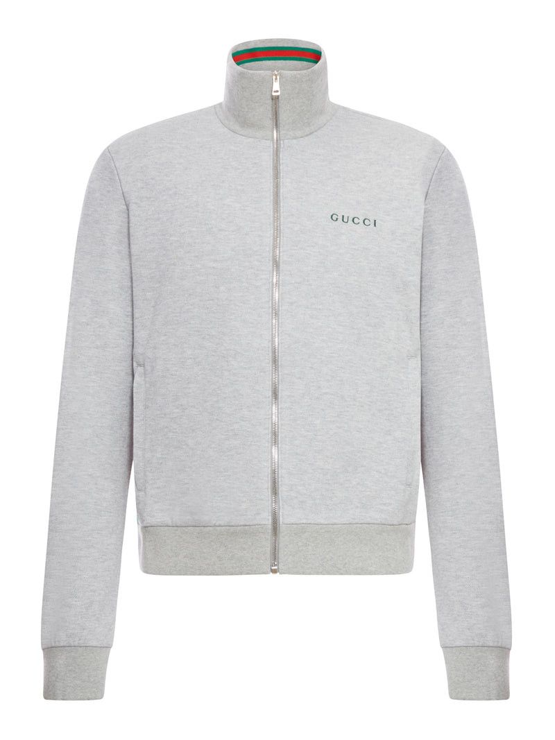 Gucci DOUBLE COTTON PIQUET JACKET WITH ZIP Size US M / EU 48-50 / 2 - 1 Thumbnail