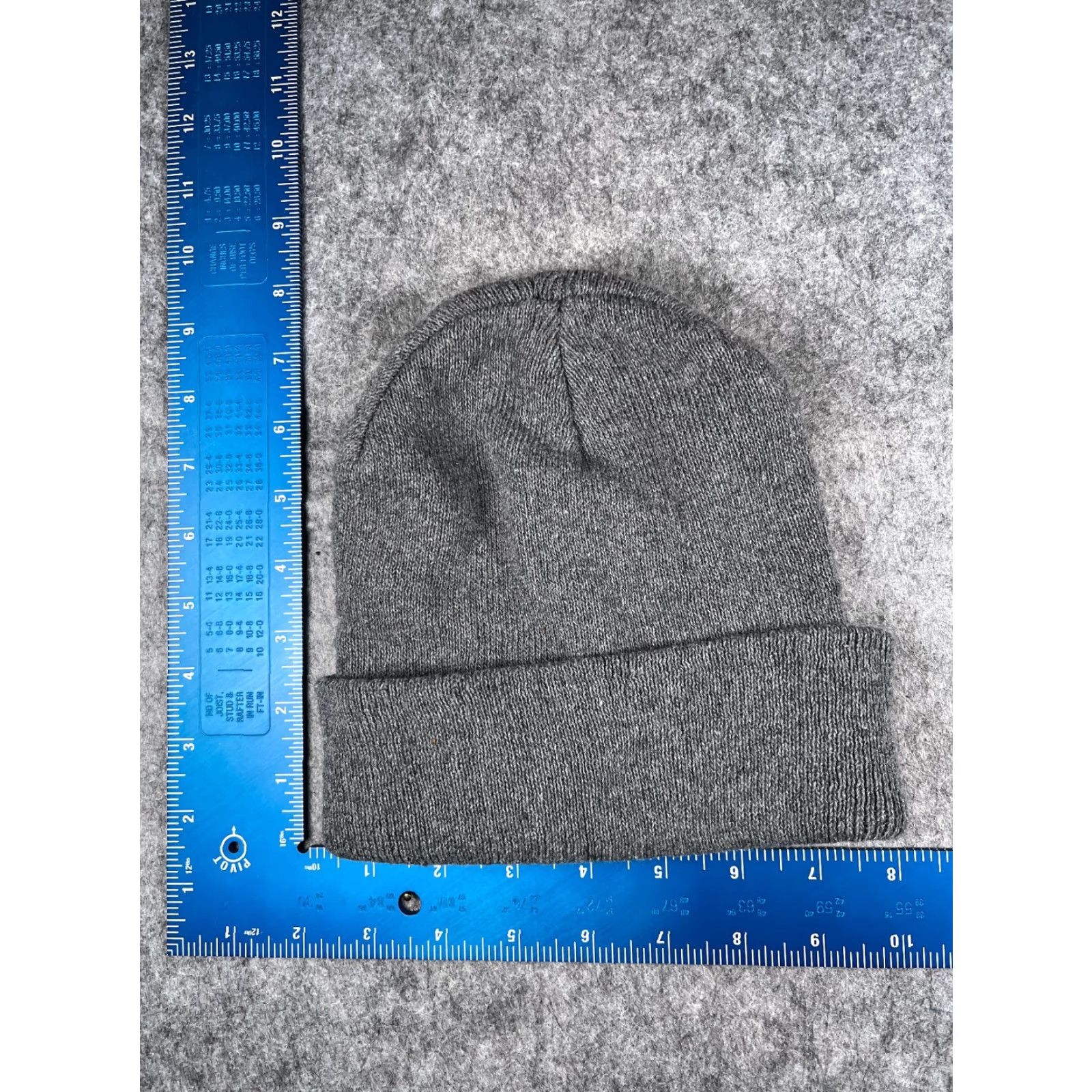 Vintage Momentum Beanie Toque Adult One Size Gray Knit Wool Blend Beanie Weight Lightweight Unisex Adults Seasonal Outdoor Ski Mens Women Girls Boys Size ONE SIZE - 4 Thumbnail