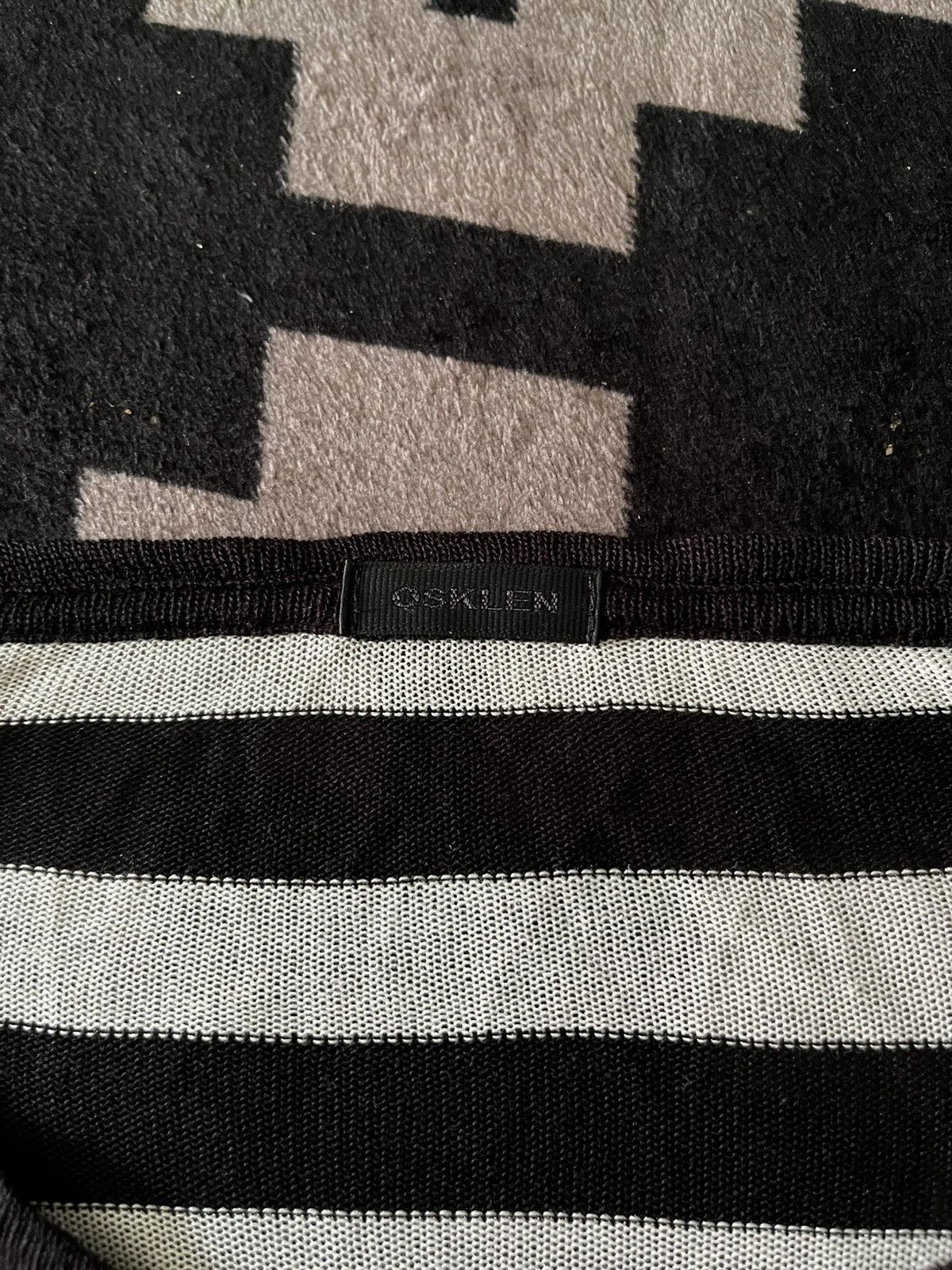 Le Grande Bleu (L.G.B.) 2000s Osklen striped flare knit Size US M / EU 48-50 / 2 - 4 Thumbnail