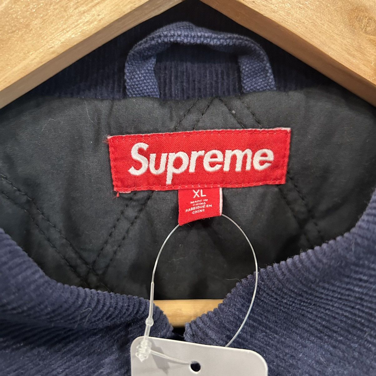 Supreme Supreme SS25 Old English Canvas Work Jacket Size XL Size US XL / EU 56 / 4 - 6 Thumbnail