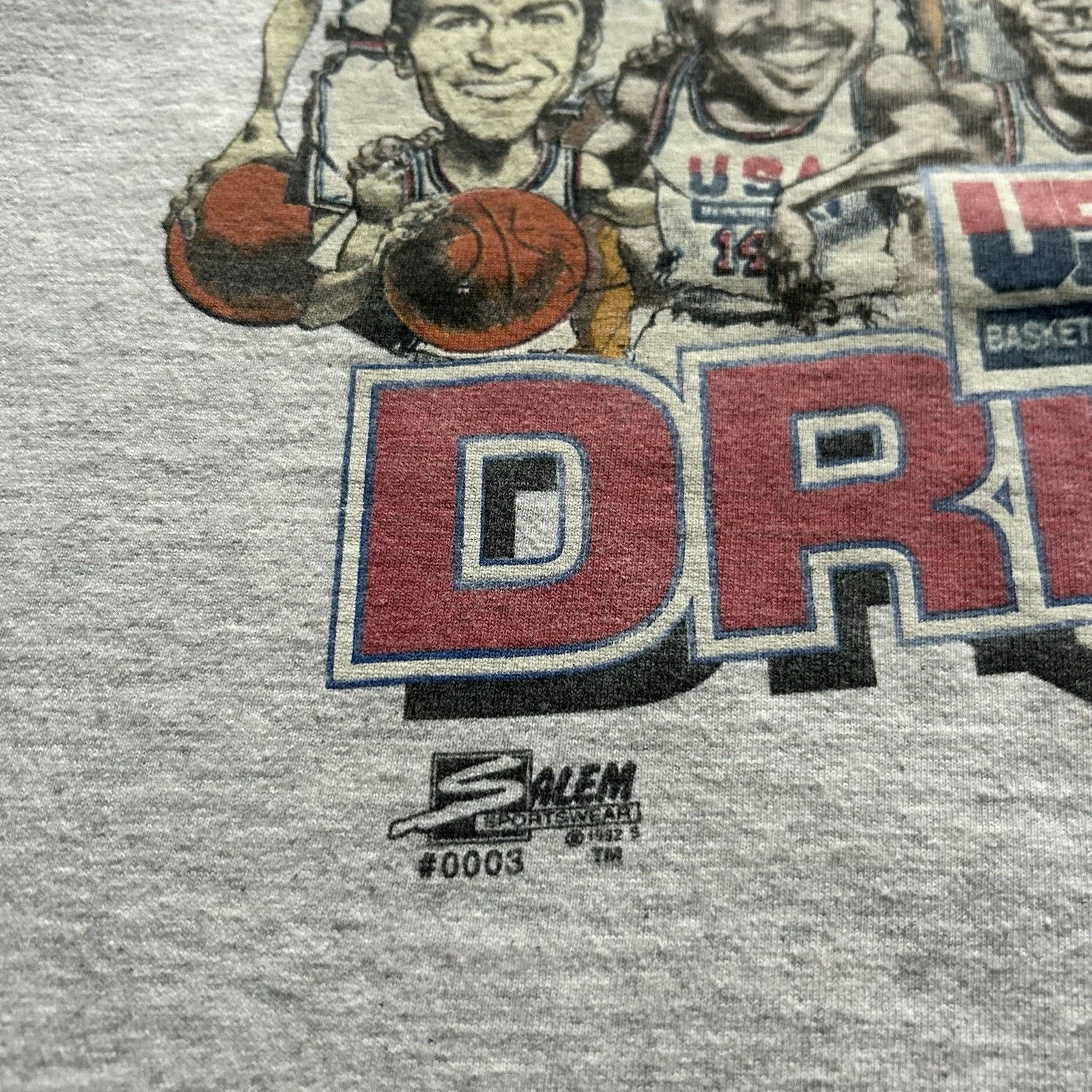 Salem Sportswear Vintage 90s USA Olympic Basketball Dream Team T Shirt Medium Size US M / EU 48-50 / 2 - 5 Thumbnail