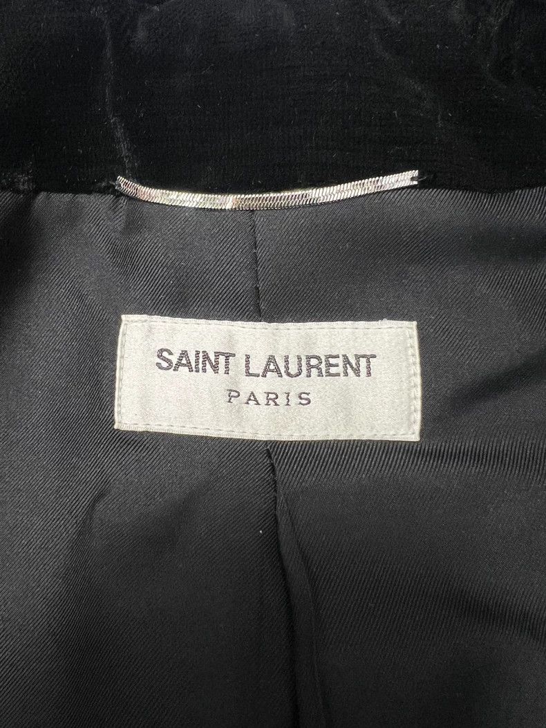 Saint Laurent Paris saint Laurent paris18 FW gold thread velour hooded court j Size US M / EU 48-50 / 2 - 3 Thumbnail