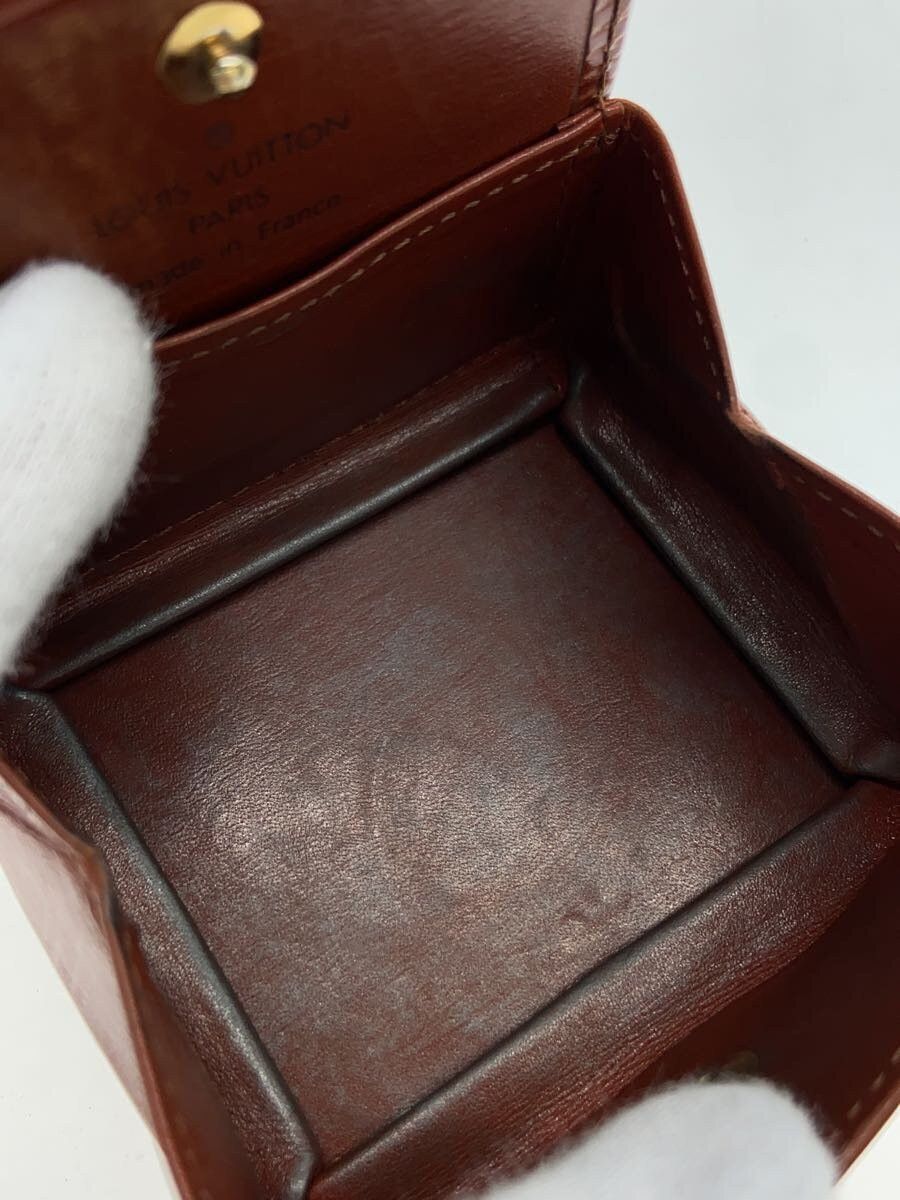 Louis Vuitton Louis Vuitton Epi Porte Monnaie Boite Leather Brown Size ONE SIZE - 4 Thumbnail