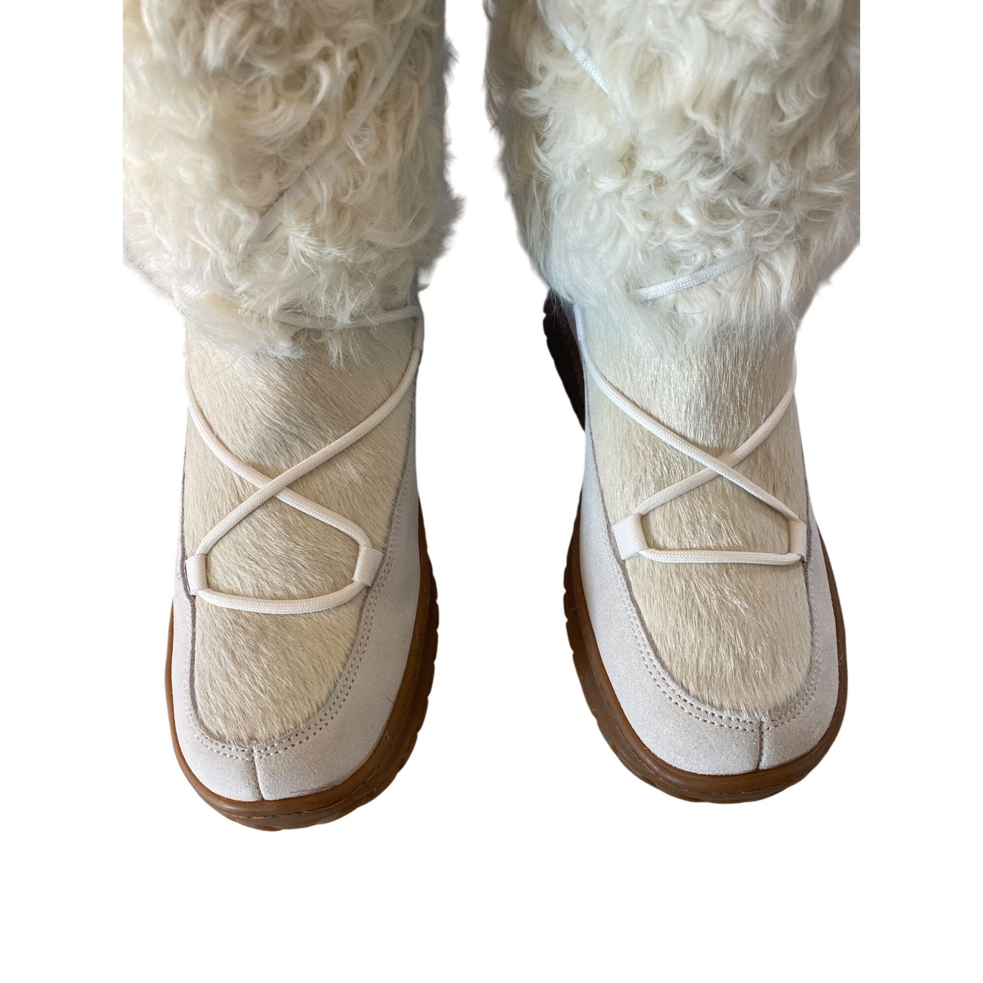 Pajar NWT PAJAR Italian Handcrafted Fur Ski Snow Boots 40 Off Whit Size US 10 / IT 40 - 12 Thumbnail