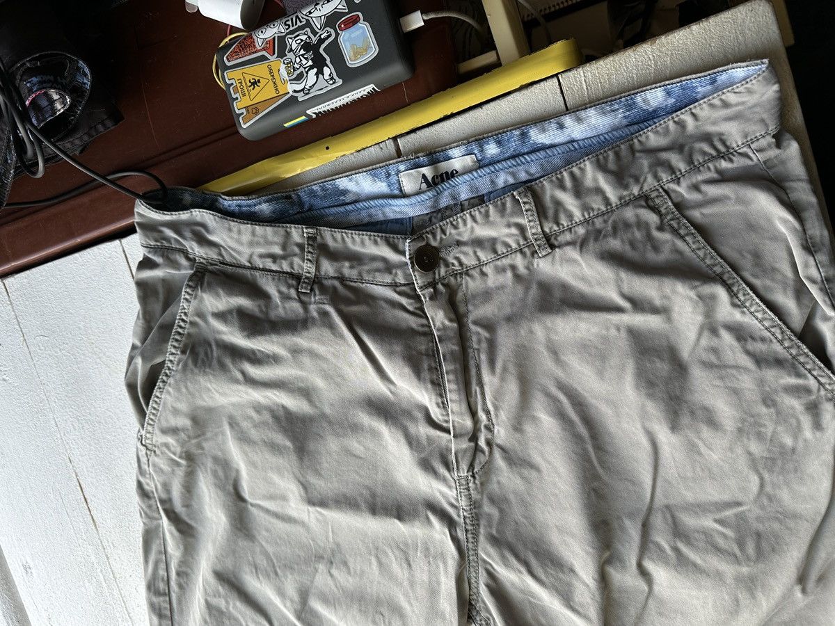 Acne Studios 🚨 ACNE RARE MEN GRAY CARGO PANTS ACNE STUDIOS VNTG Size US 34 / EU 50 - 2 Thumbnail