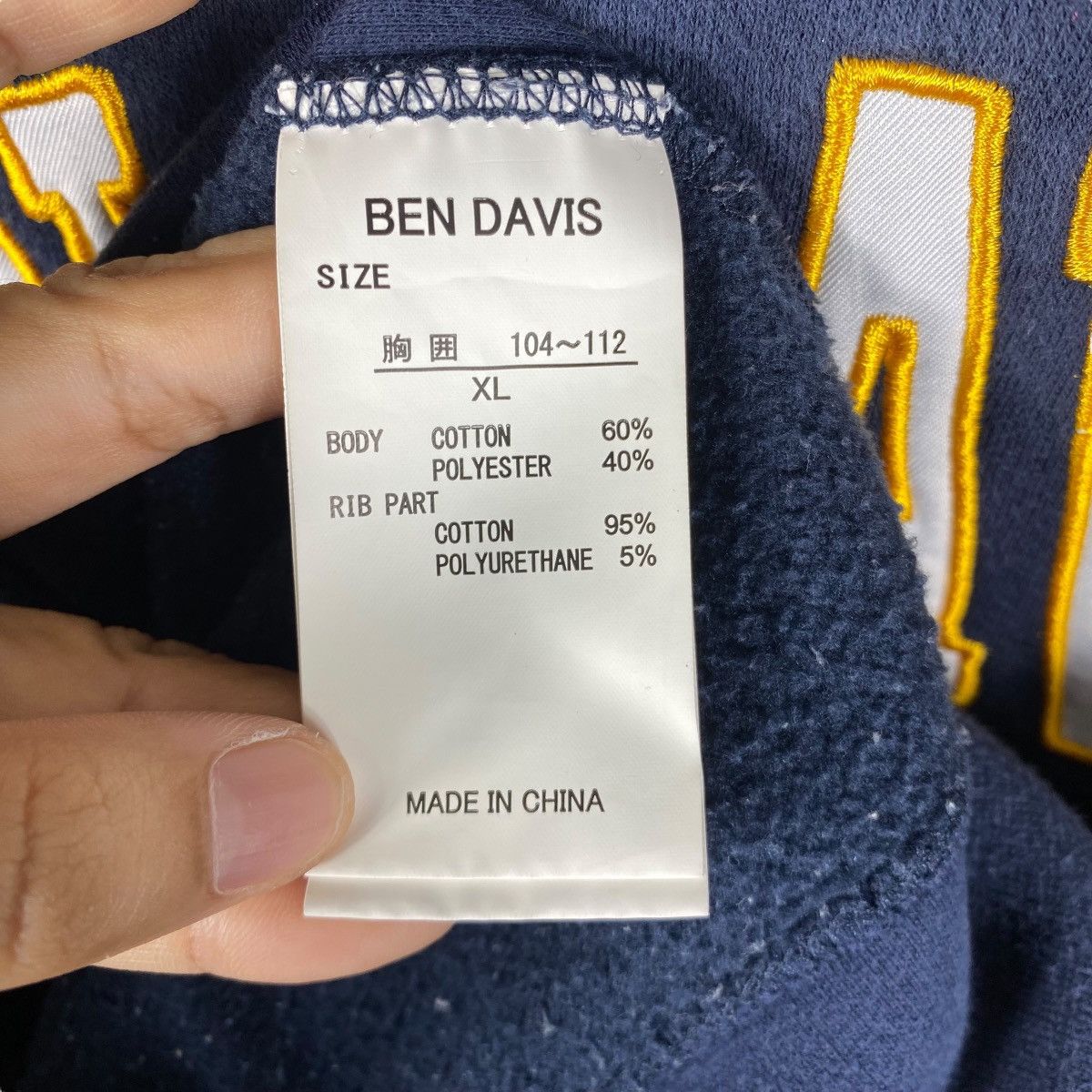 Ben Davis BEN DAVIS San Francisco Embroidery Logo Crewneck Sweatshirt Size US XL / EU 56 / 4 - 8 Thumbnail