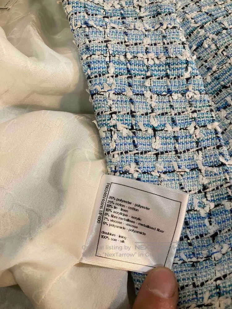 Chanel Chanel Cruise series blue and white glitter jacket Size XS / US 0-2 / IT 36-38 - 8 Thumbnail