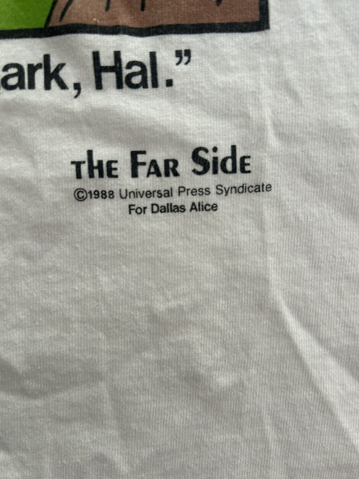 Fruit Of The Loom 80s Funny Single Stitch T-Shirt Made in USA Size US M / EU 48-50 / 2 - 3 Thumbnail