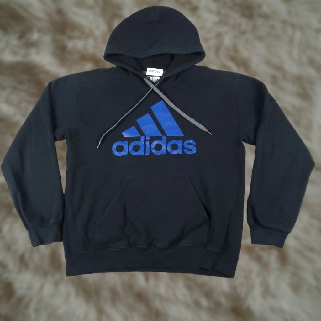 Adidas Adidas Hoodie Mens Medium Black Casual Pullover Sweatshirt Size US M / EU 48-50 / 2 - 1 Thumbnail