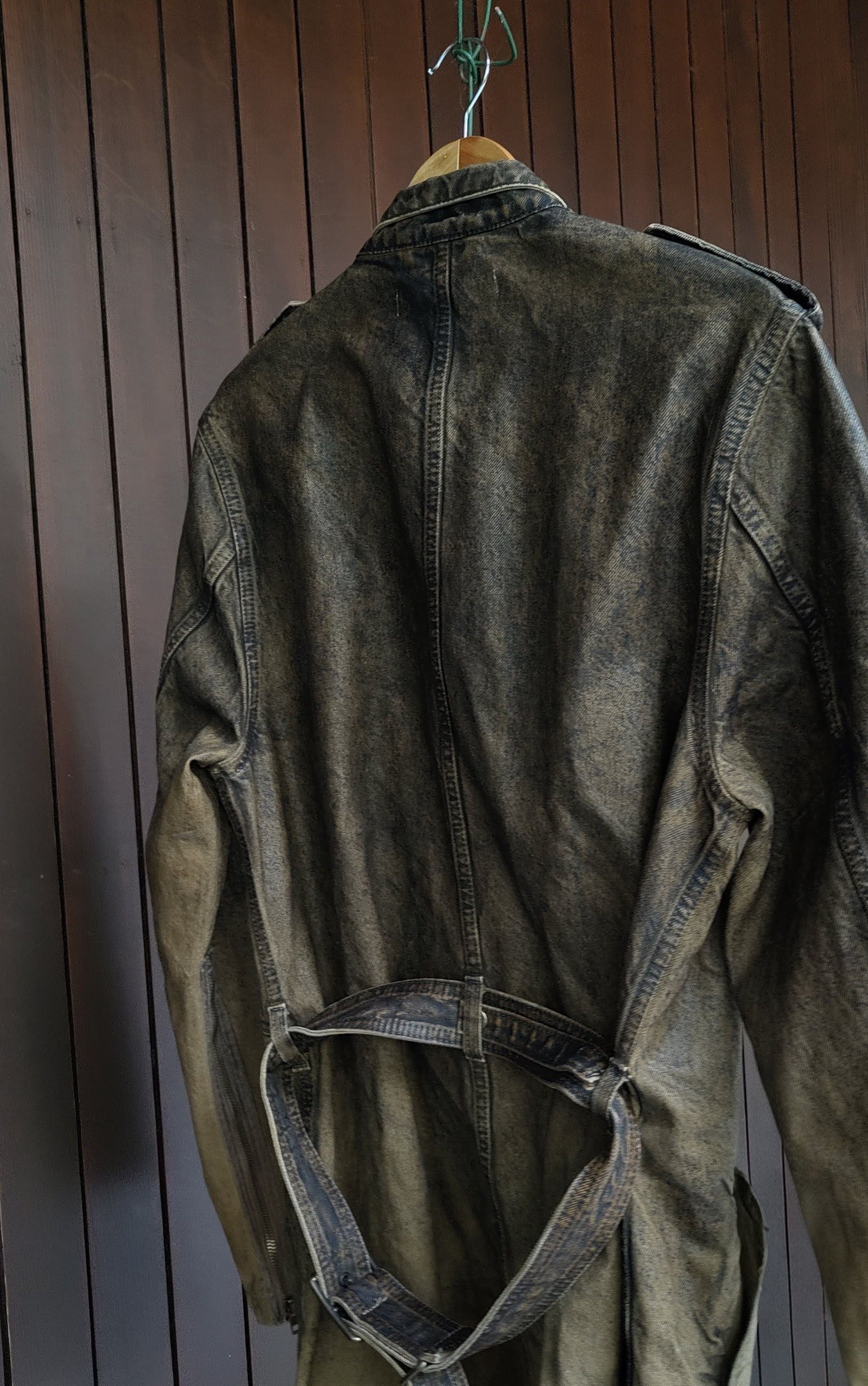 Acne Studios Acne studios denim trench-coat waxed gradient belted Size US S / EU 44-46 / 1 - 9 Thumbnail