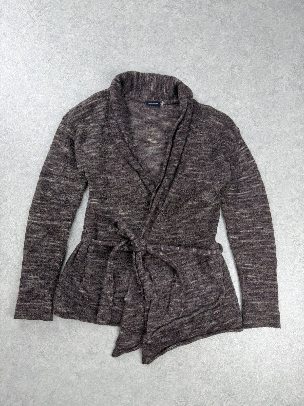 Magaschoni Magaschoni Wool/Mohair Knit Sweater Cardigan Size M Size M / US 6-8 / IT 42-44 - 1 Thumbnail